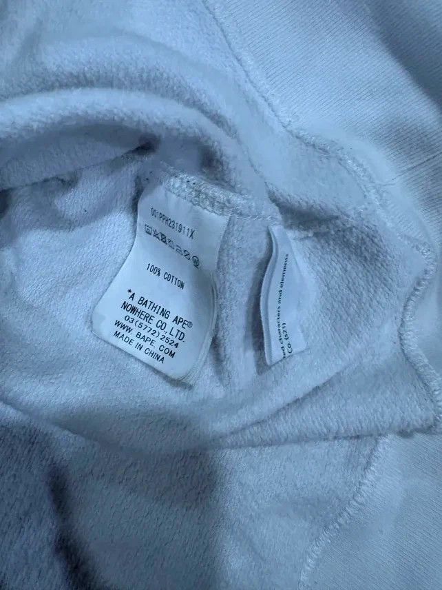 Bape Bape x tom and jerry footprints pullover hoodie White SS21 Size US L / EU 52-54 / 3 - 9 Thumbnail