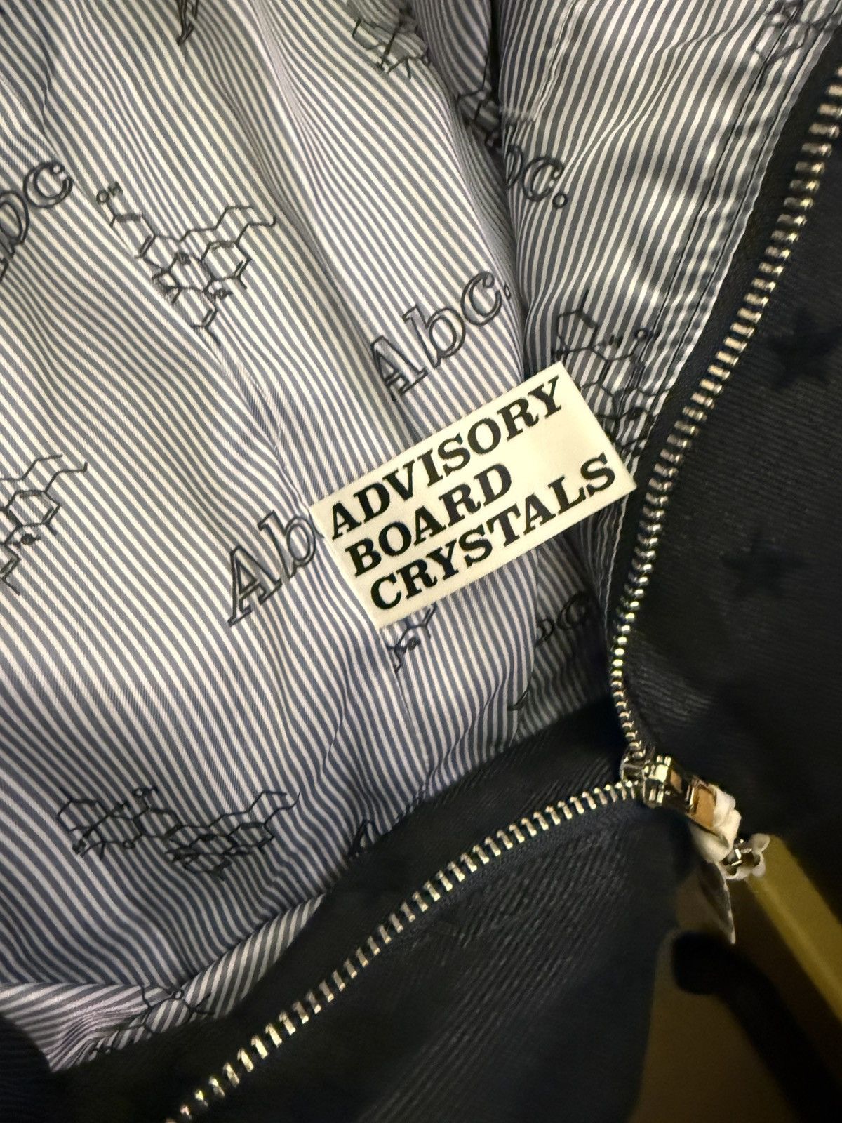 Advisory Board Crystals Abcd. Denim Varsity Jacket Puffer L Advisory Board Crystals Size US L / EU 52-54 / 3 - 8 Thumbnail
