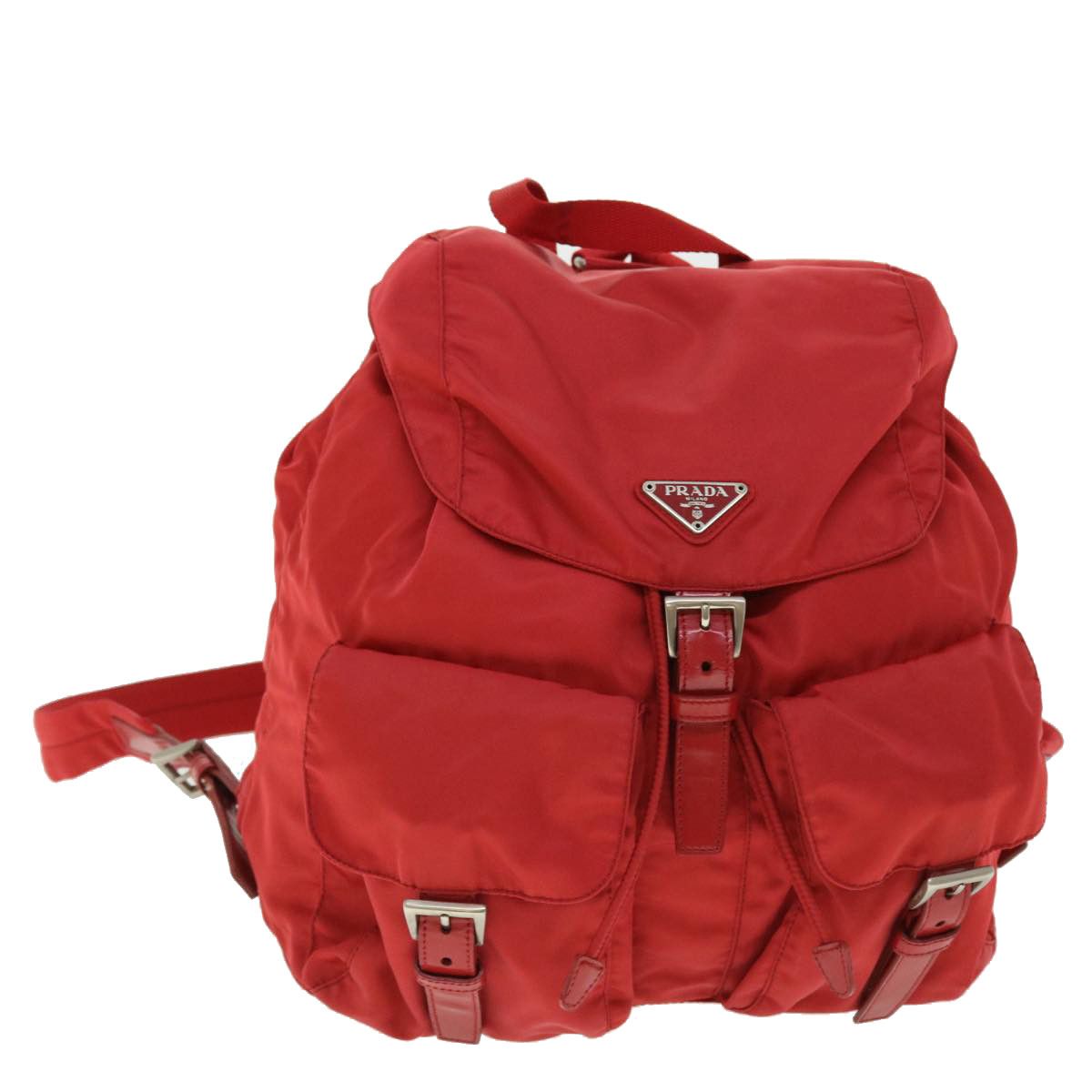 Prada PRADA Backpack Nylon Red Auth 51021 Grailed