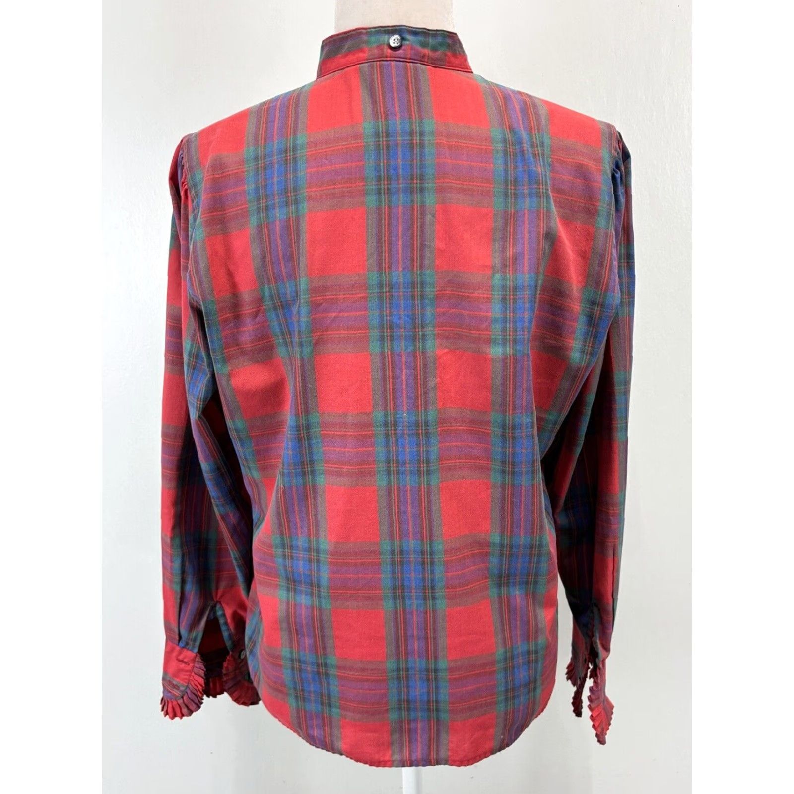 Levi's VINTAGE Levi's Plaid Western Shirt Women's Red Size 14 1970s Size XL / US 12-14 / IT 48-50 - 3 Thumbnail