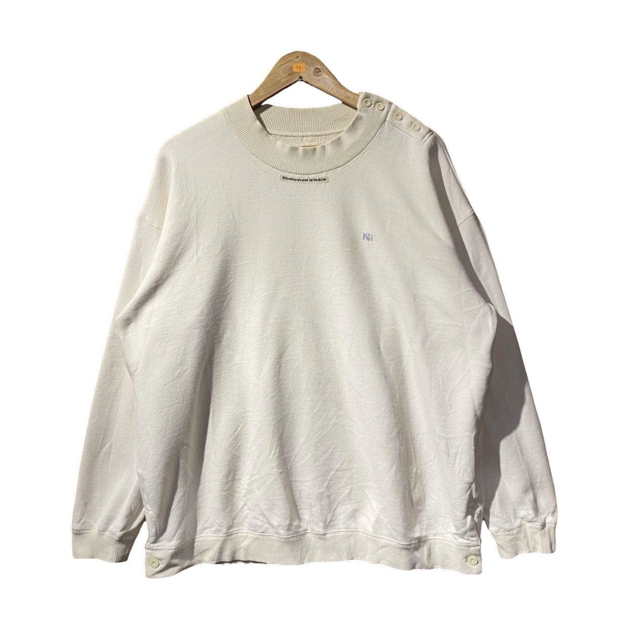 Mademoiselle Non Non Mademoiselle Non Non Japanese Brand Basic Logo Sweatshirt Size US XL / EU 56 / 4 - 1 Thumbnail