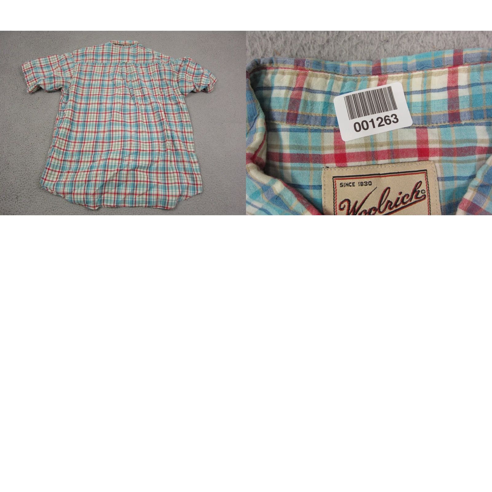 Vintage VINTAGE Woolrich Shirt Mens XL Blue Red Plaid Outdoor Hiking Fishing 90s Classic Western Size US XL / EU 56 / 4 - 8 Thumbnail