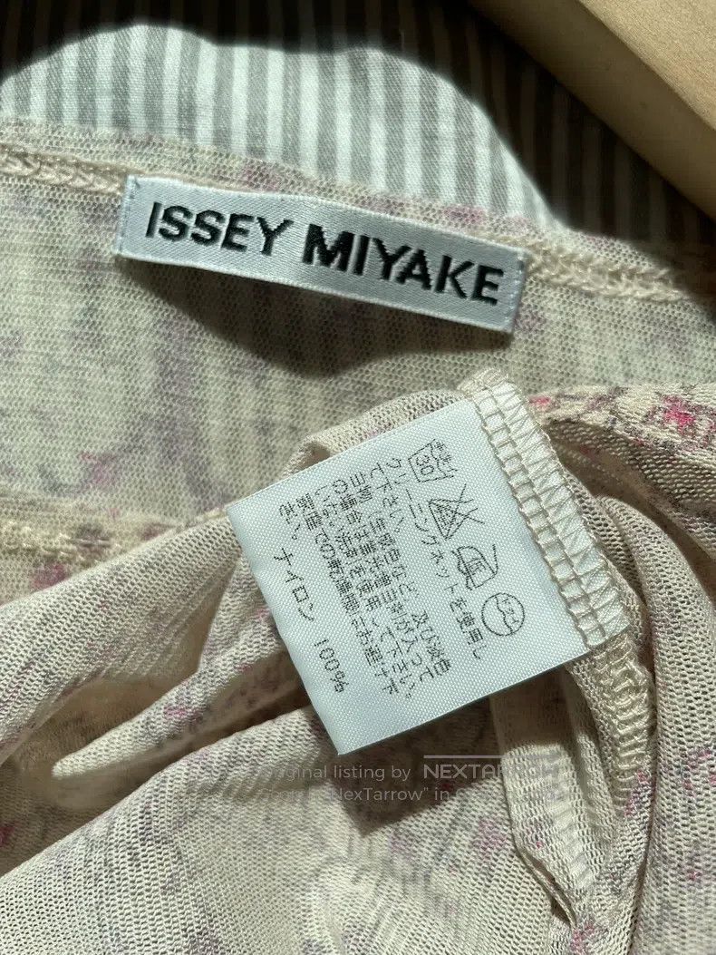 Issey Miyake Issey Miyake Main Line Mesh Floral Vine Branch Long Sleeve Size L / US 10 / IT 46 - 7 Thumbnail