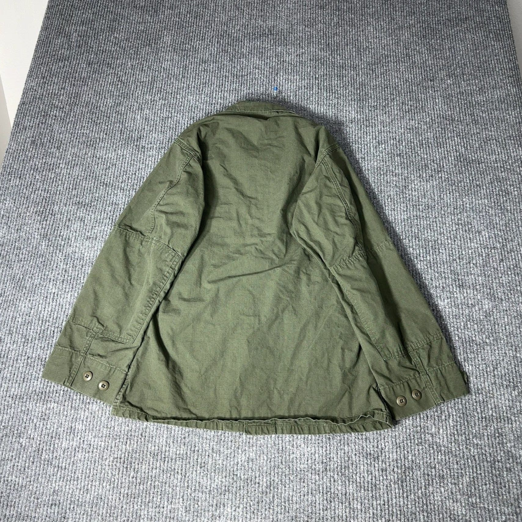 Vintage Tru-Spec BDU Field Jacket Mens S Green Ripstop Military Tactical Utility Jacket Size US S / EU 44-46 / 1 - 4 Thumbnail