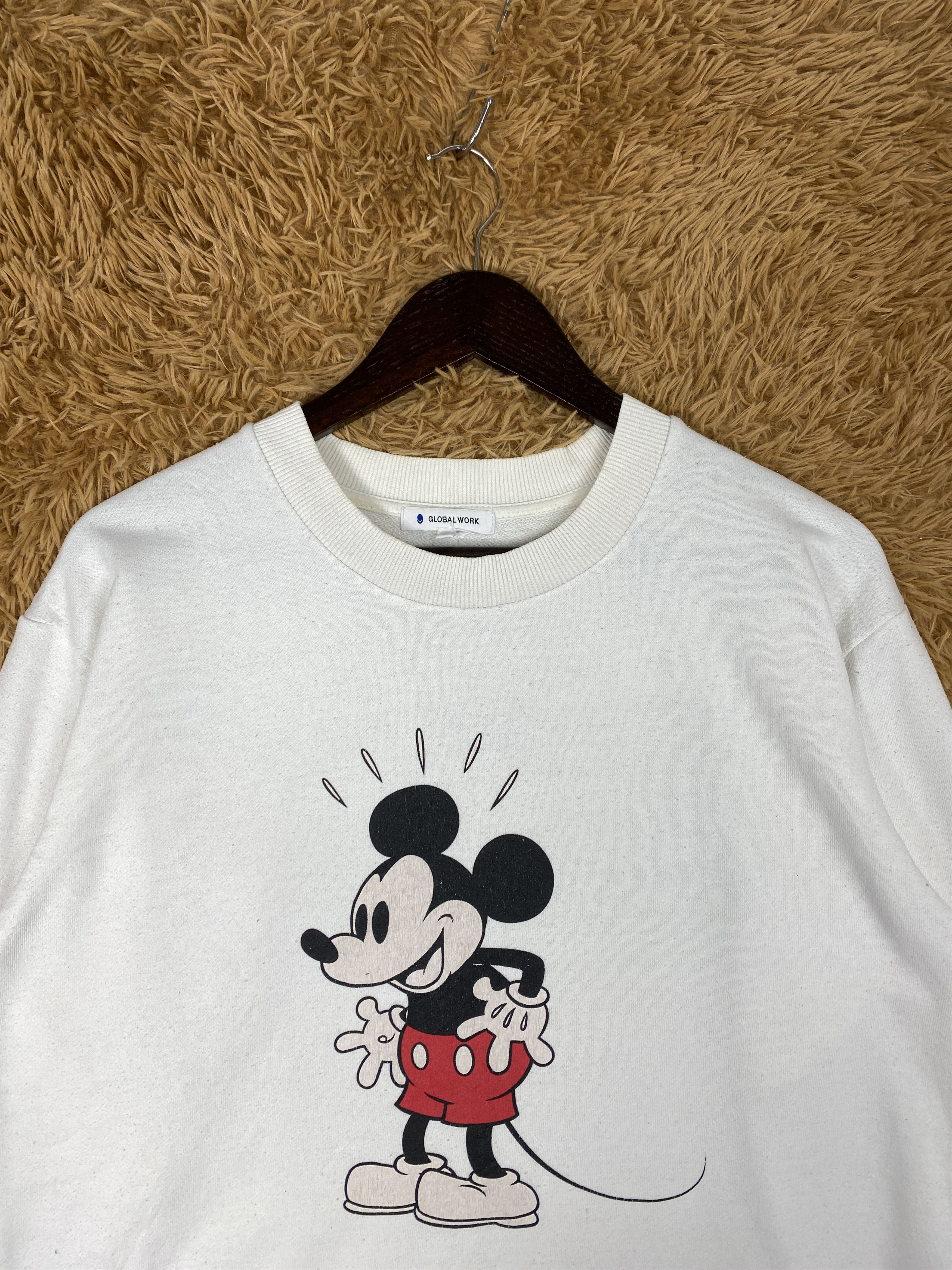 Global Work Vintage Global Work x Disney Mickey Mouse Sweatshirts PS0379 Size US L / EU 52-54 / 3 - 2 Thumbnail