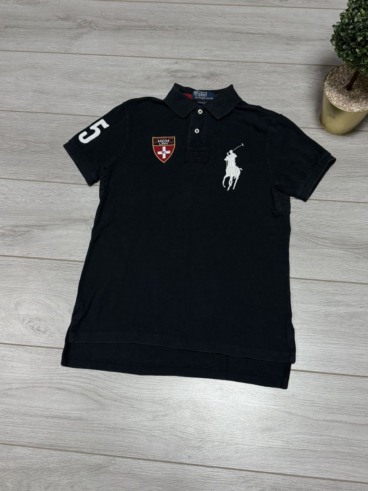Polo Ralph Lauren Polo Suisse 🇨🇭 Switzerland 35 vintage polo rugby cross shirt Size US S / EU 44-46 / 1 - 3 Thumbnail