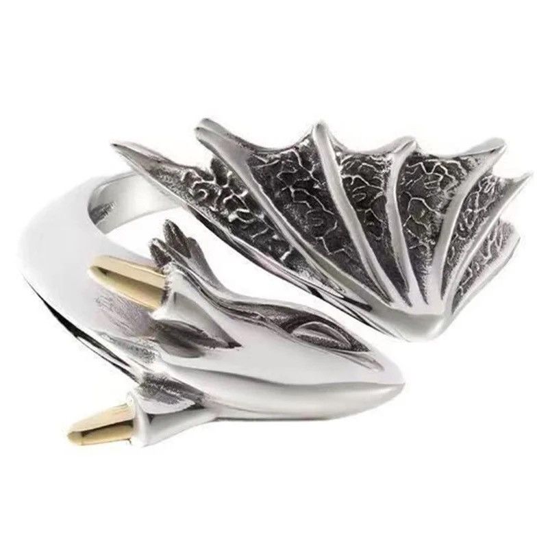 Jewelry × Vintage Vintage Flying Dragon Adjustable Ring Size ONE SIZE - 5 Thumbnail