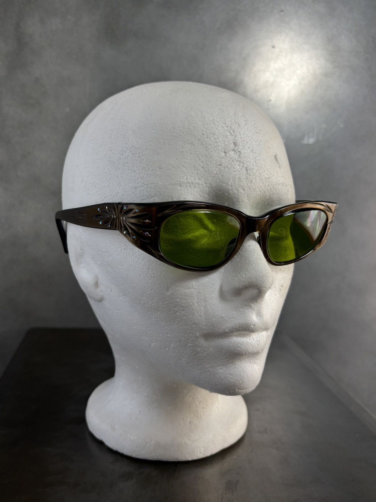 American Optical × Other × Vintage 1960s Cat Eye Sunglasses MCM Vintage Rhinestone France Mod Size ONE SIZE - 13 Thumbnail