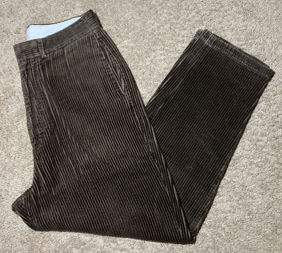 DELUXE 2003 Deluxe Brown Corduroy Small Japanese Straight 2000s DLX Size US 30 / EU 46 - 1 Thumbnail