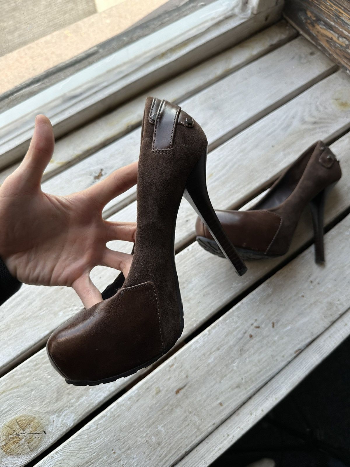 Georges Marciano × Guess × If Six Was Nine 🚨AVANT GARDE IF SIX WAS NINE GUESS BY MARCIANO HEELS RARE Size US 7 / IT 37 - 15 Thumbnail