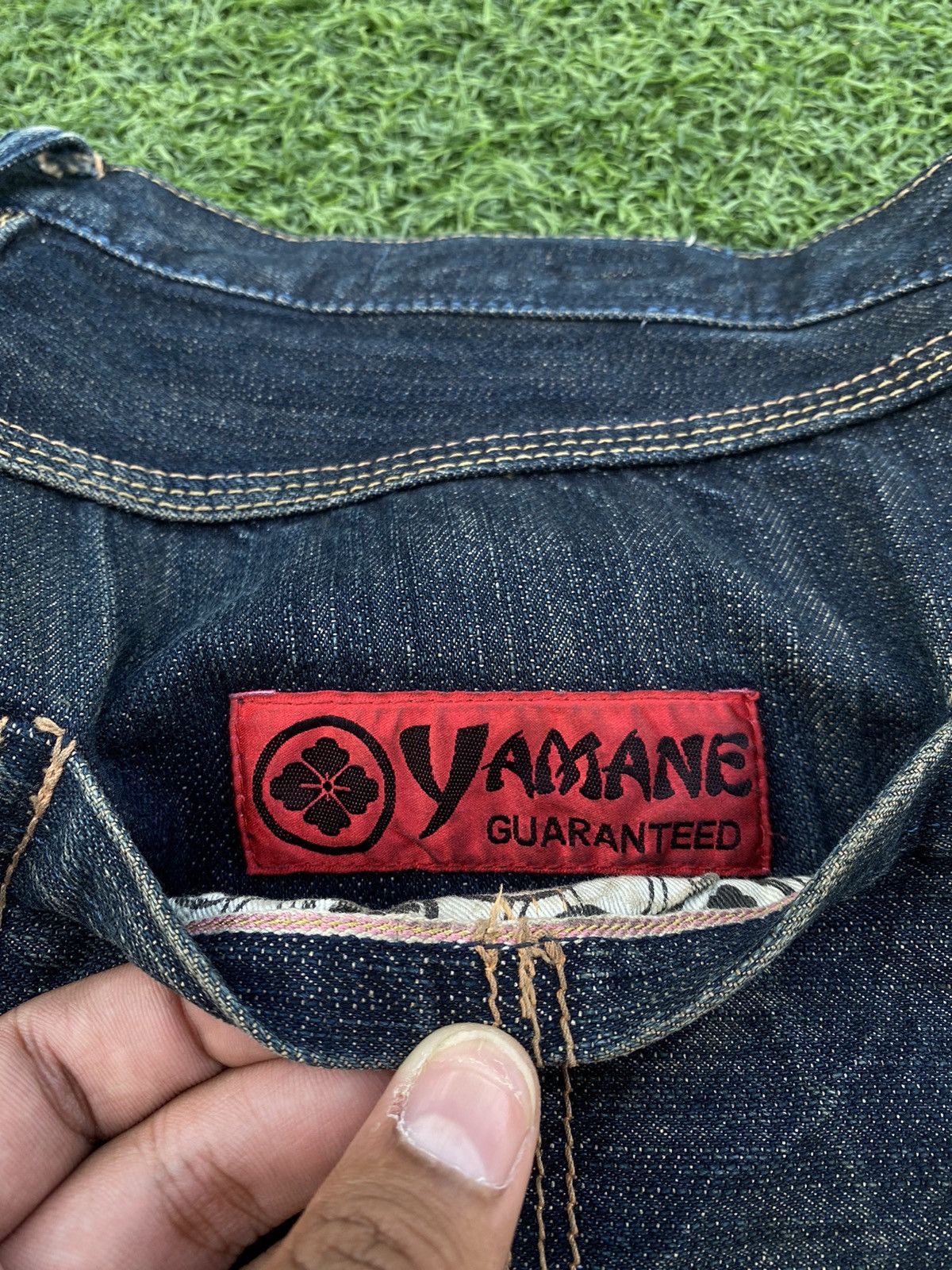 Evisu VINTAGE EVISU YAMANE WHITE SEA GULLS WITH PINK SELVEDGE Size US 32 / EU 48 - 6 Thumbnail