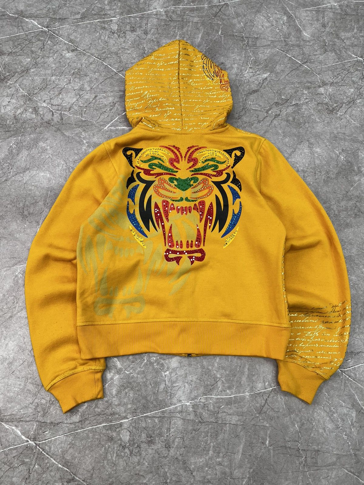 Christian Audigier × Ed Hardy × Vintage Vintage Ed Hardy Christian Audigier Style Hoodie Size US M / EU 48-50 / 2 - 11 Thumbnail