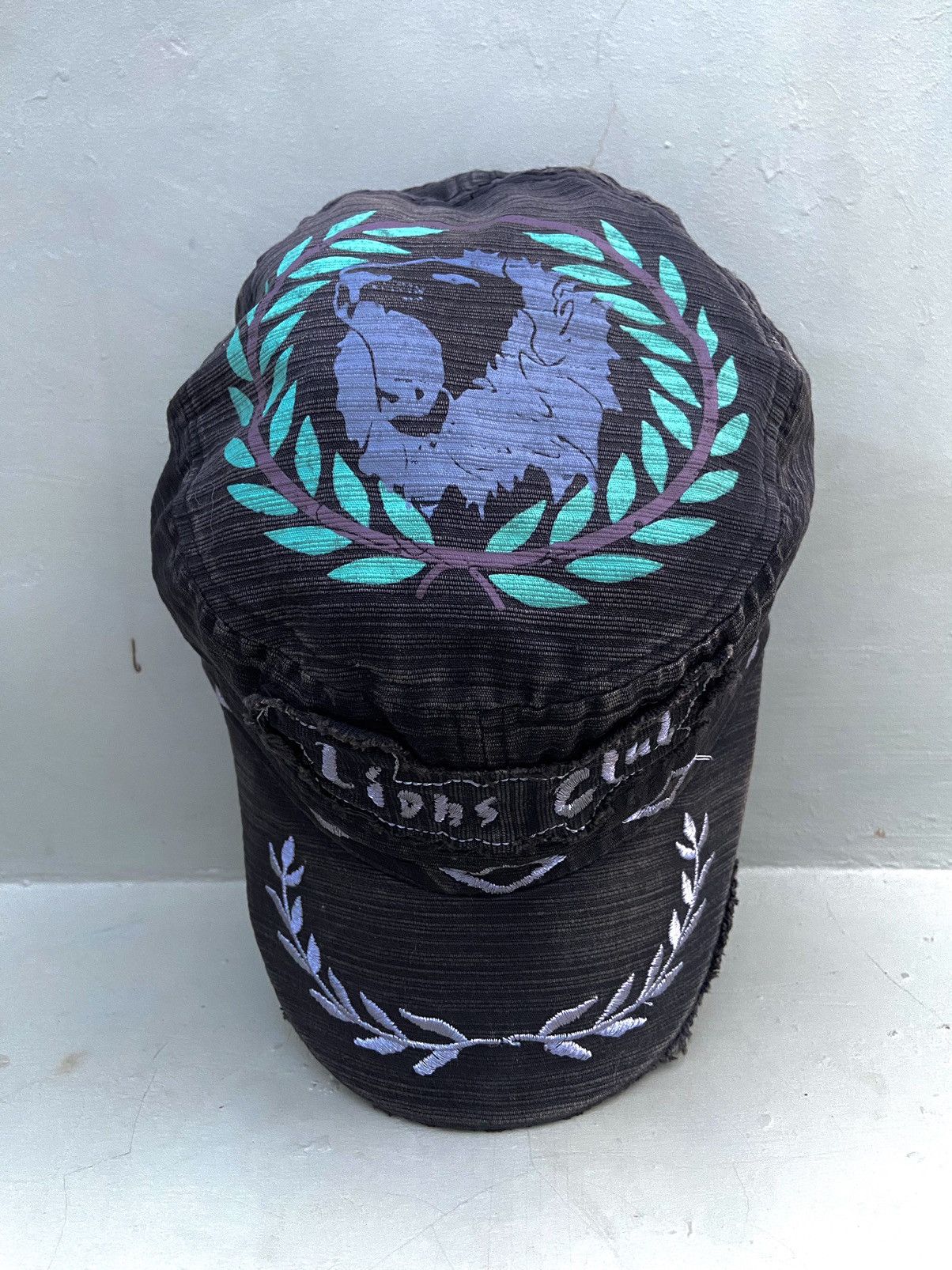 If Six Was Nine 2000s ditsetressed lion club patrol hat Size ONE SIZE - 1 Thumbnail