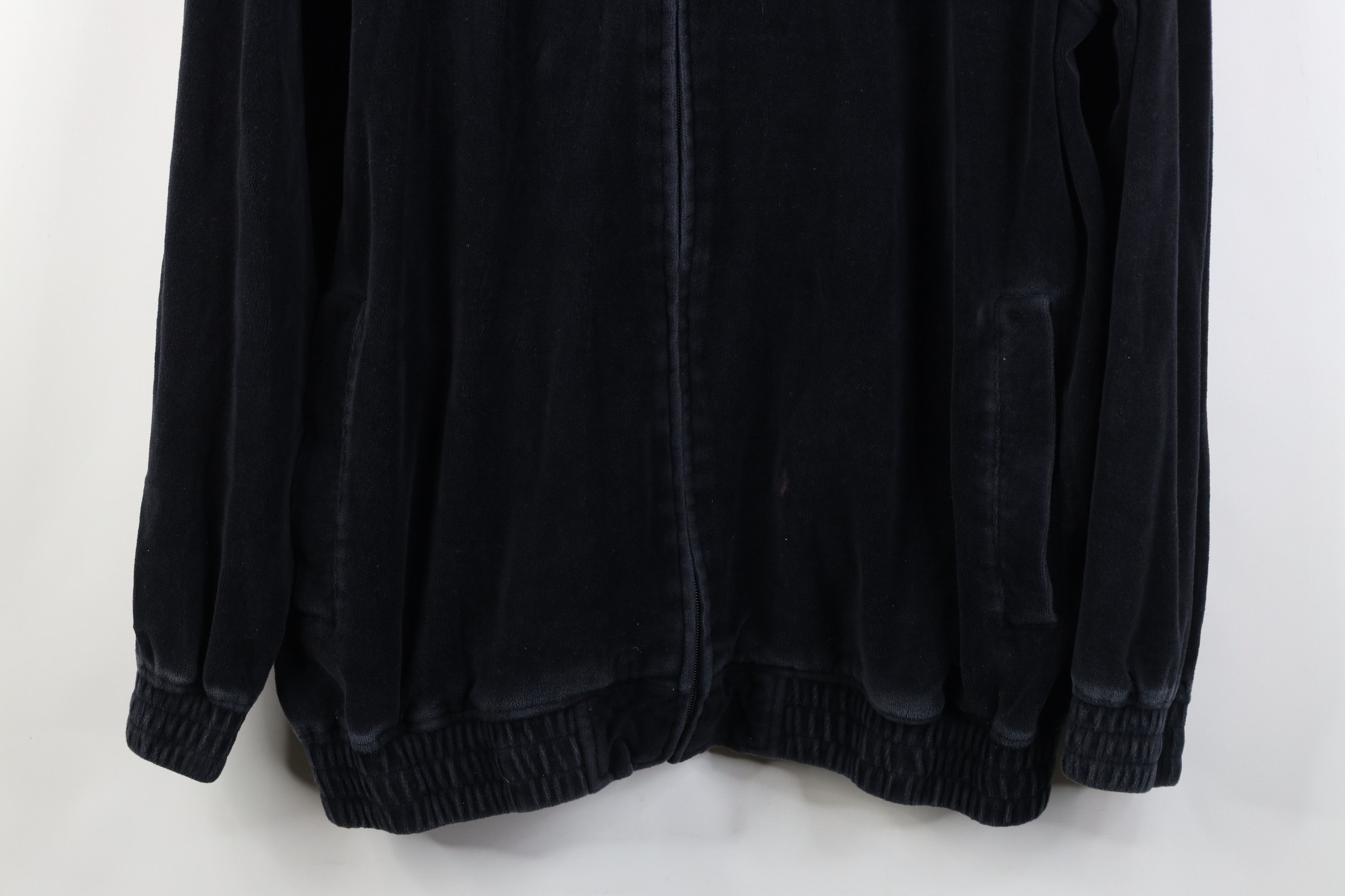 Southpole Vintage 90s Y2K Southpole Spell Velvet Velour Jacket Black Size US XL / EU 56 / 4 - 3 Thumbnail