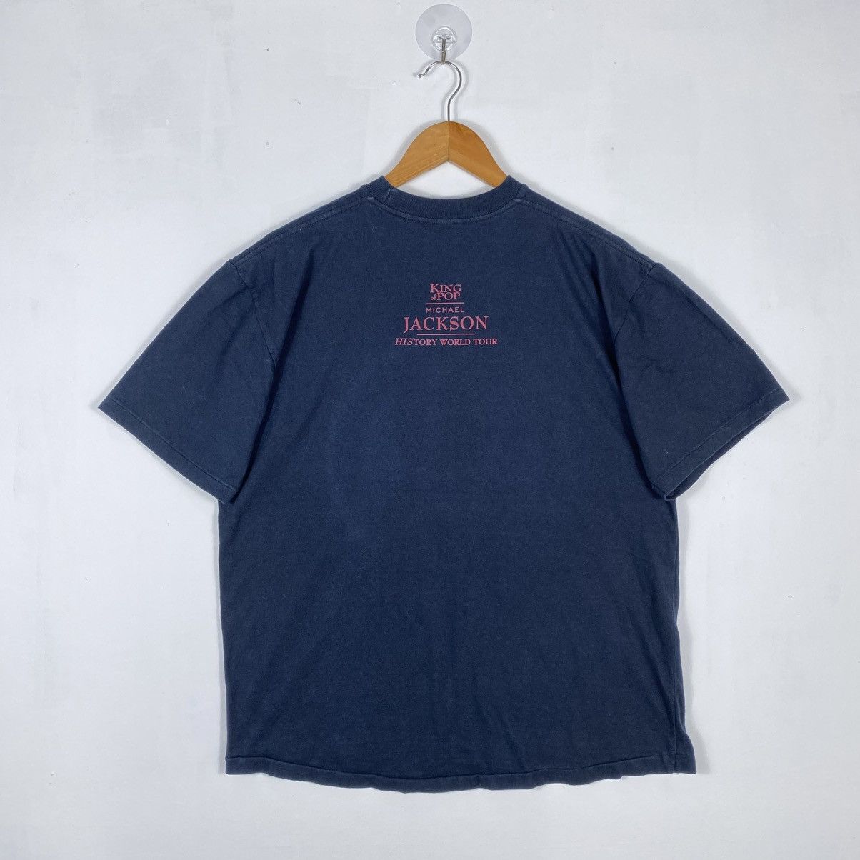 Michael Jackson Vintage 90's MICHAEL JACKSON History World Tour Promo Tee Size US L / EU 52-54 / 3 - 7 Thumbnail