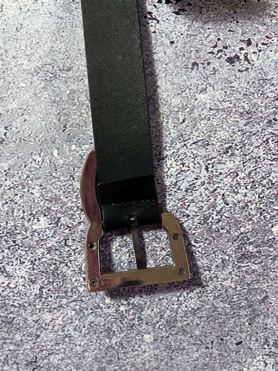 Dolce & Gabbana D&G Dolce Gabbana Vintage leather belt Metal logo 93 cm Size ONE SIZE - 6 Thumbnail