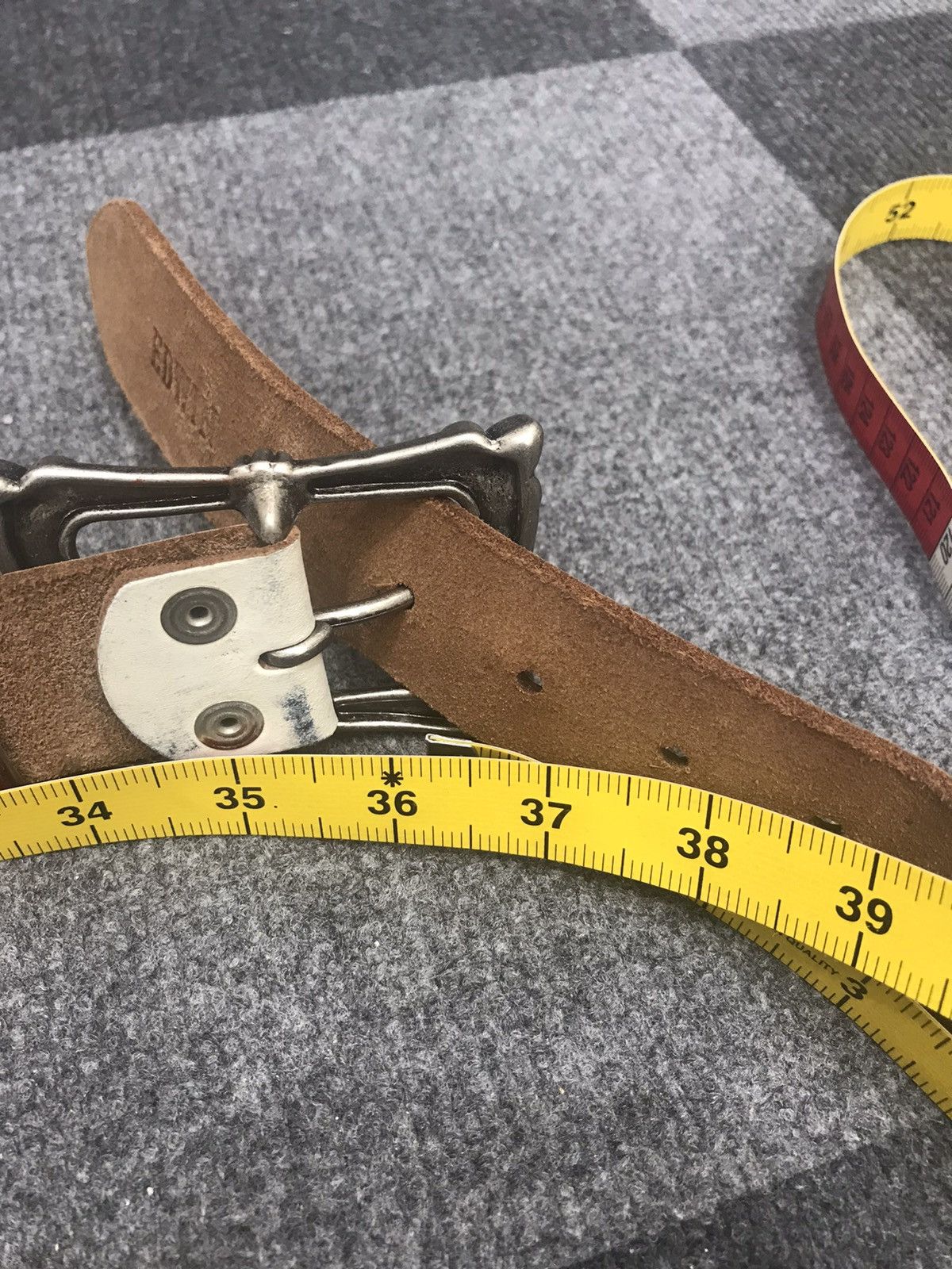 Edwin Edwin Genuine Leather Studded Belt(32-36) Size ONE SIZE - 12 Thumbnail