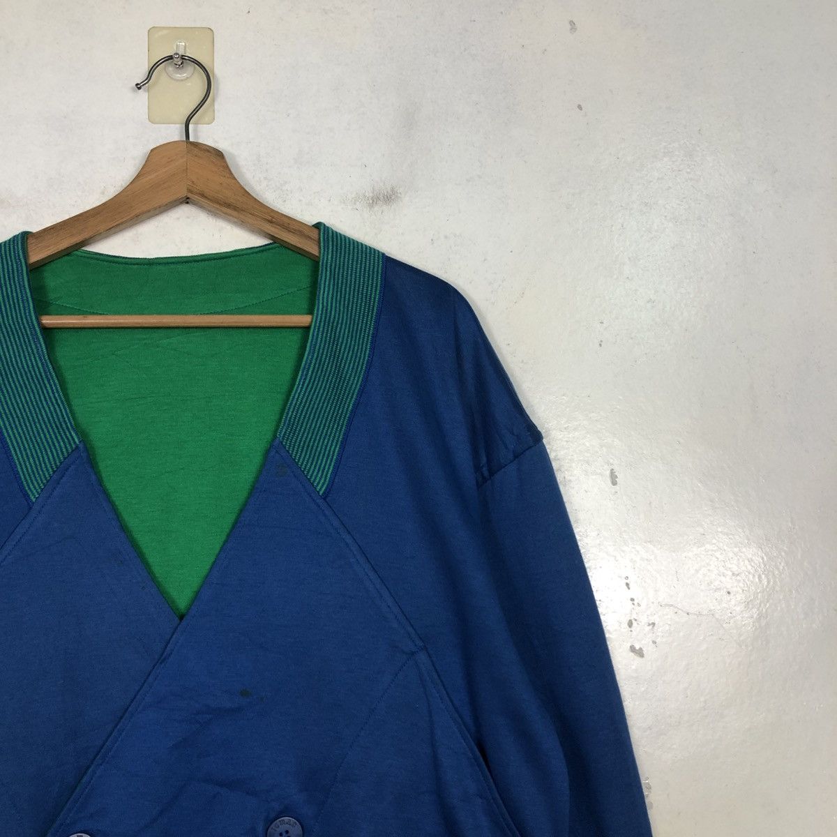 Issey Miyake 📌Reversible Bomber Jacket Cardigan Micmac Multi Color Size US M / EU 48-50 / 2 - 7 Thumbnail