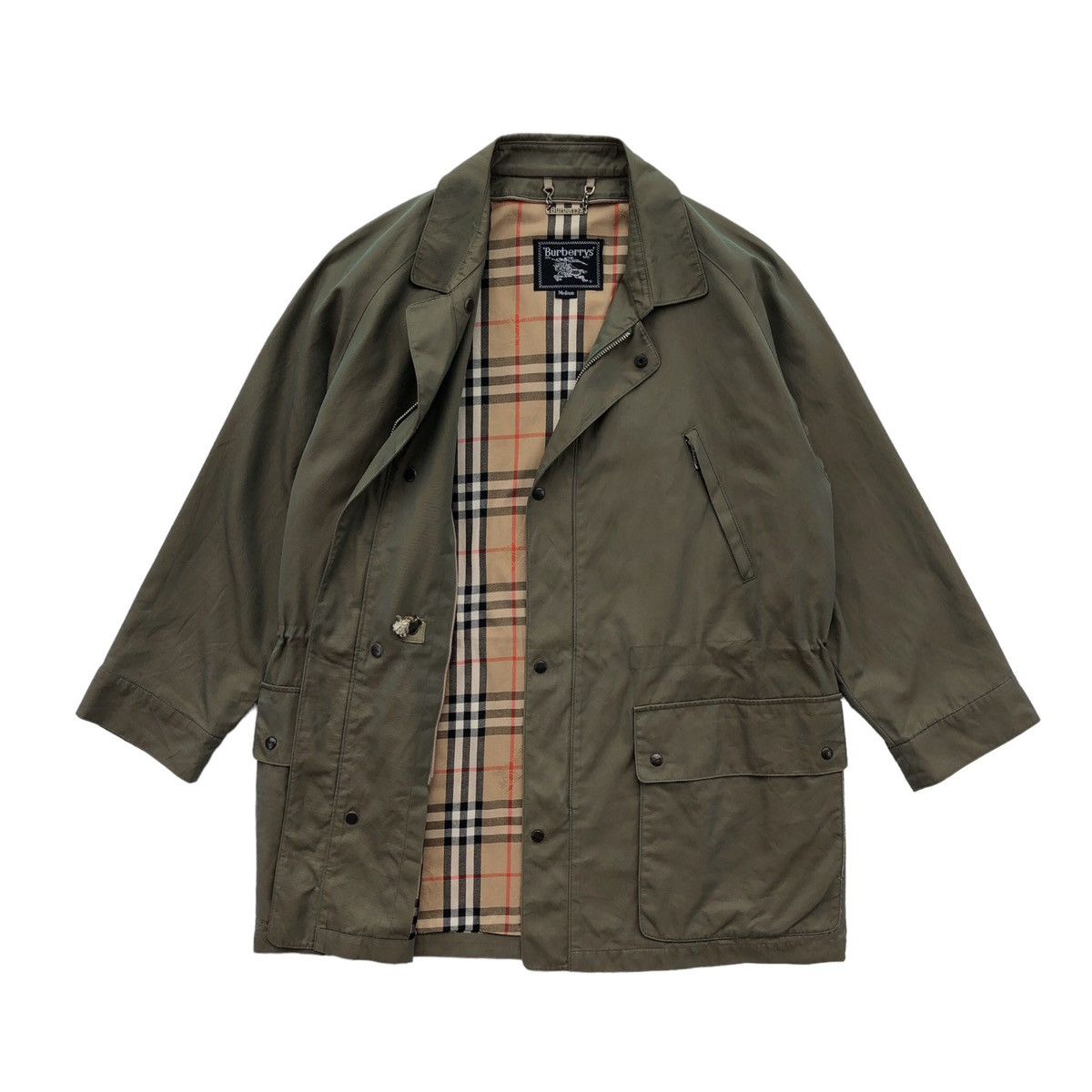 Burberry Vintage Burberrys Lined Novacheck Jacket For Women Size M / US 6-8 / IT 42-44 - 1 Thumbnail