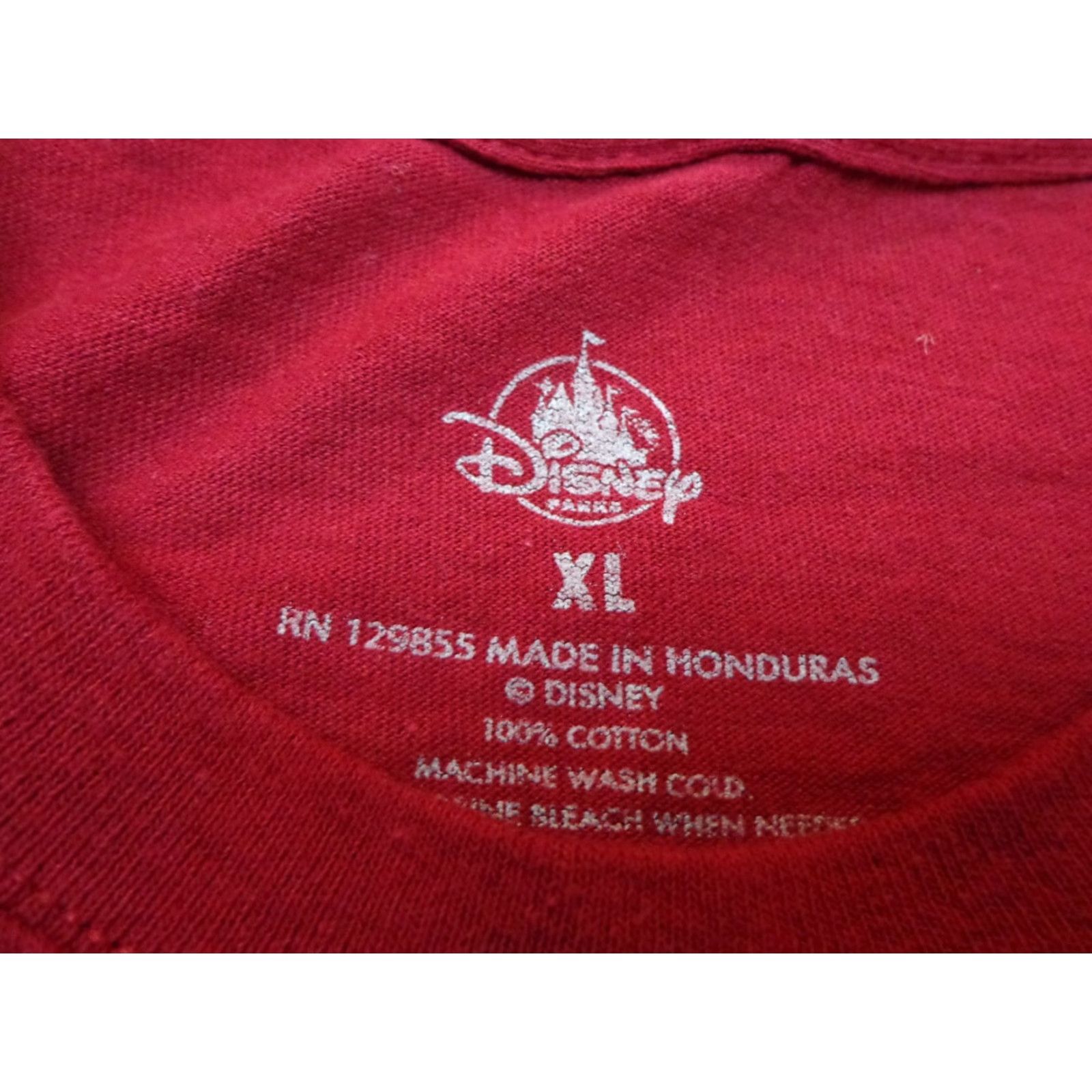 Disney VINTAGE Walt Disney T-Shirt Mens T-Shirt Red Short Sleeve XL Crew Neck Cartoon Minnie Mouse Disney World Size US XL / EU 56 / 4 - 3 Thumbnail