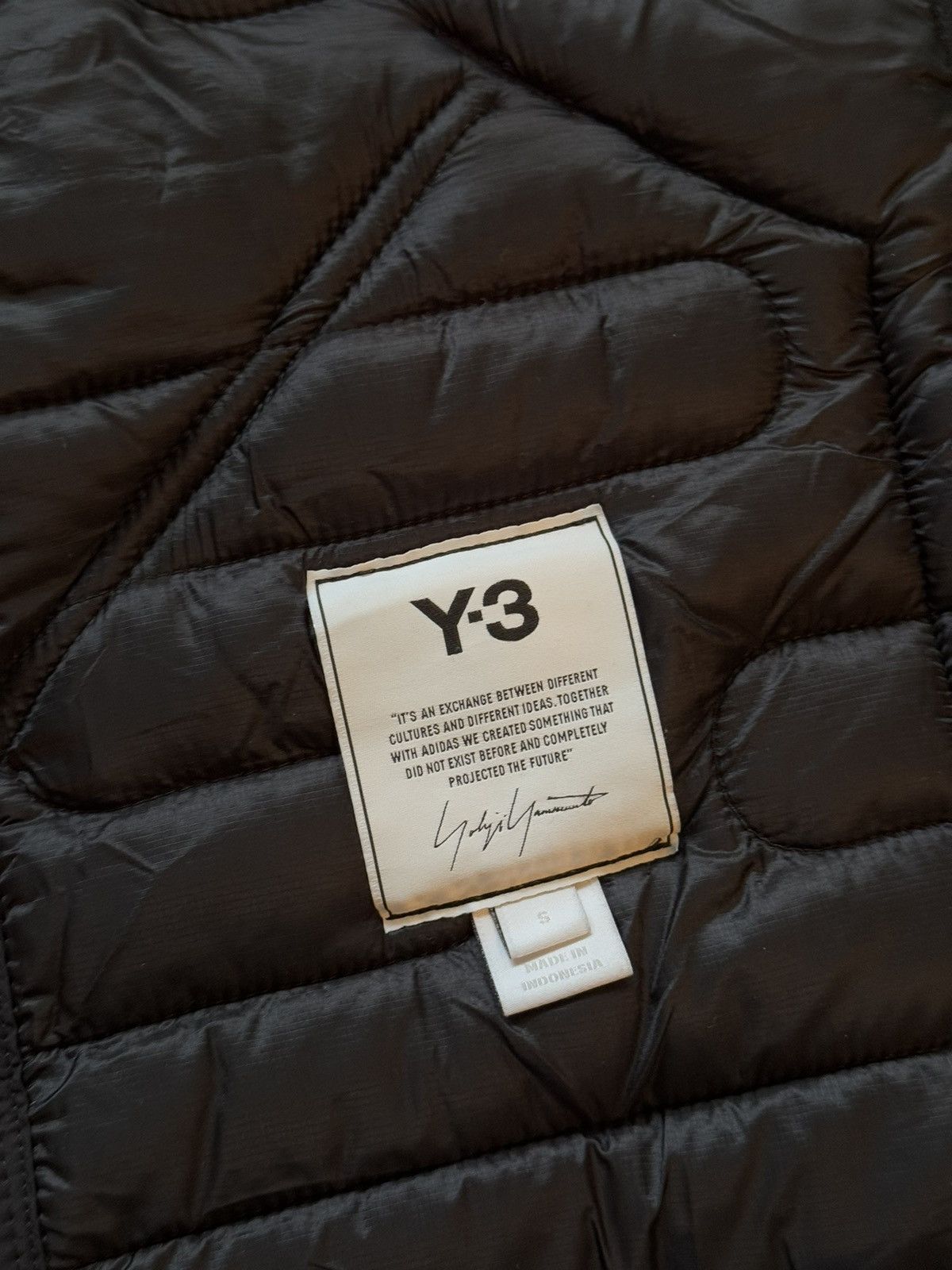 Adidas × Y-3 × Yohji Yamamoto Yohji Yamamoto x Adidas Y-3 quilted black vest gilet Size US S / EU 44-46 / 1 - 6 Thumbnail