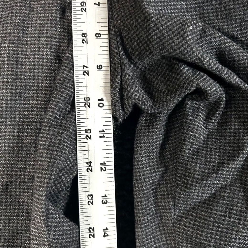 J.Lindeberg J. Lindeberg Mens Pleated Trousers Pants Wool Blend Charcoal Grey Plaid Size 50 Big & Tall Dress Pants Mens Gray } Size US 34 / EU 50 - 7 Thumbnail