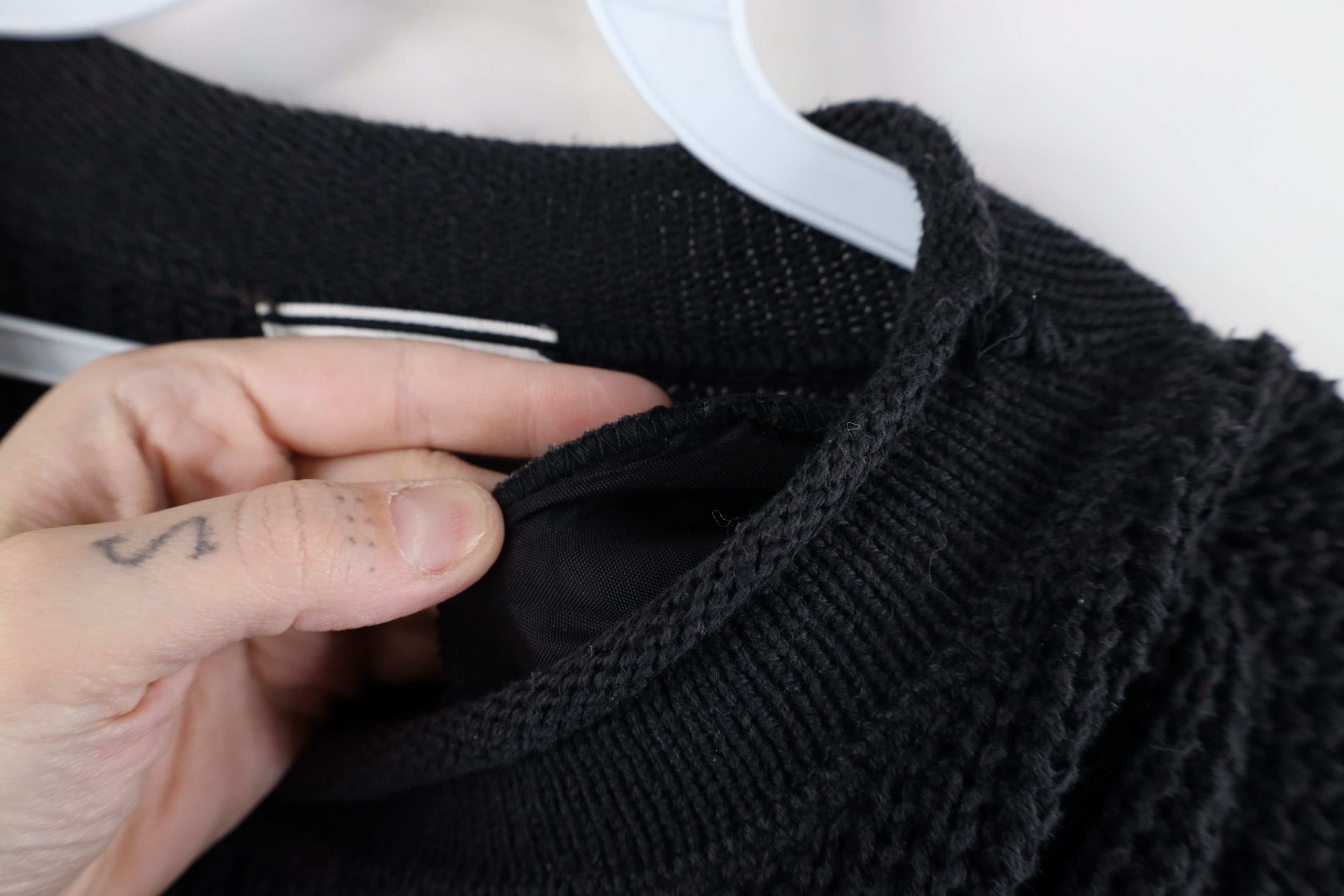 Vintage Vintage 90s Streetwear Marled Chunky Ribbed Knit Sweater Size 3XL / US 20-22 - 11 Thumbnail