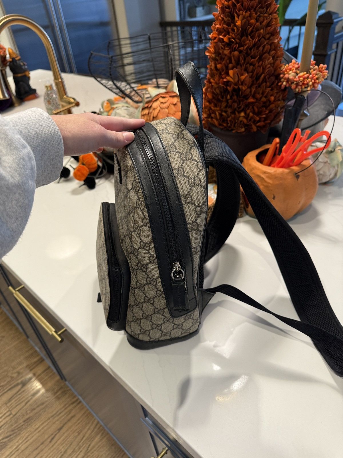 Gucci [US ONLY] GUCCI BEIGE EDEN SMALL BACKPACK Size ONE SIZE - 9 Thumbnail