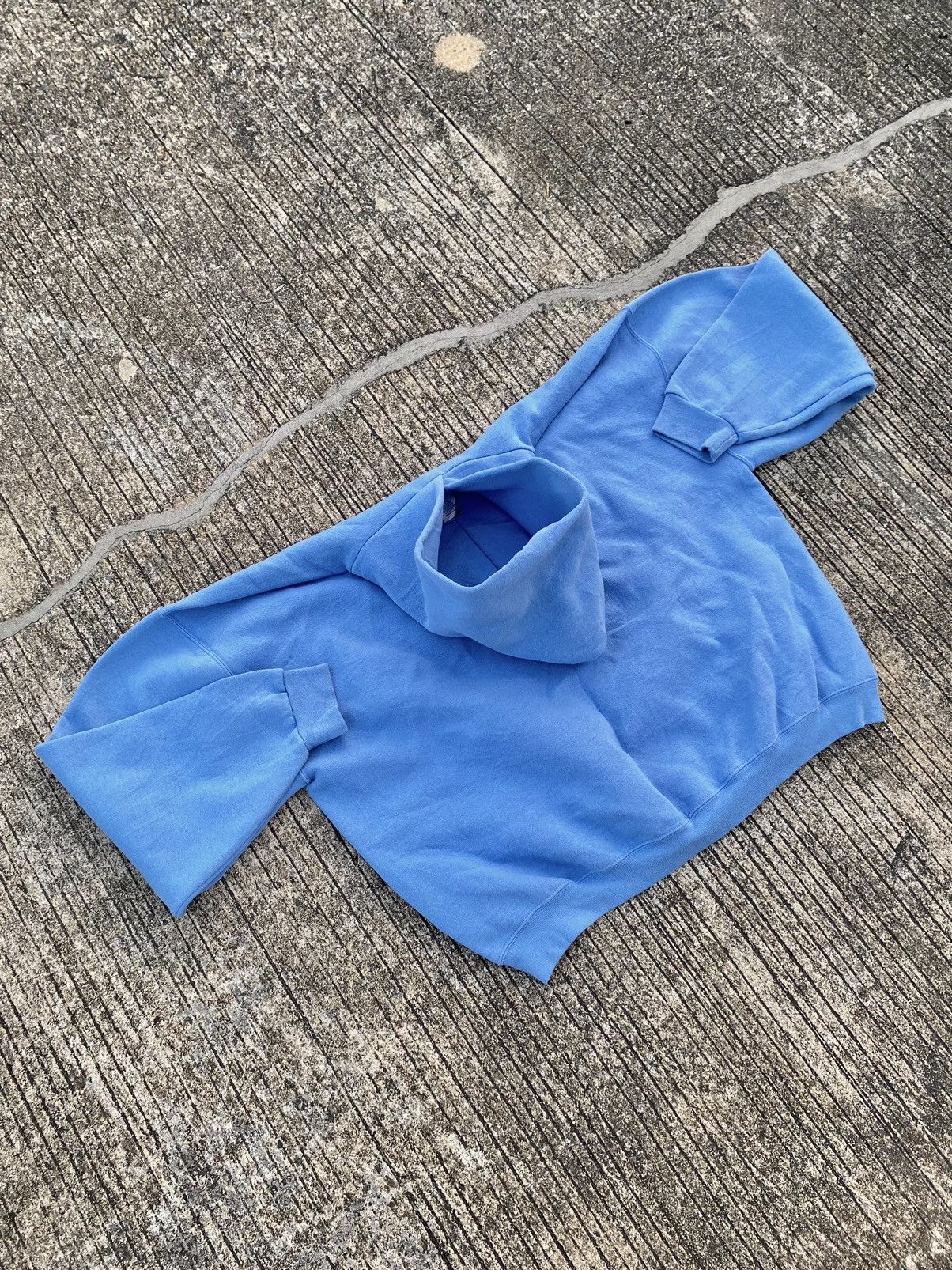 Vintage VTG Baby Blue Russell Athletic Hoodie Size US XXL / EU 58 / 5 - 9 Thumbnail