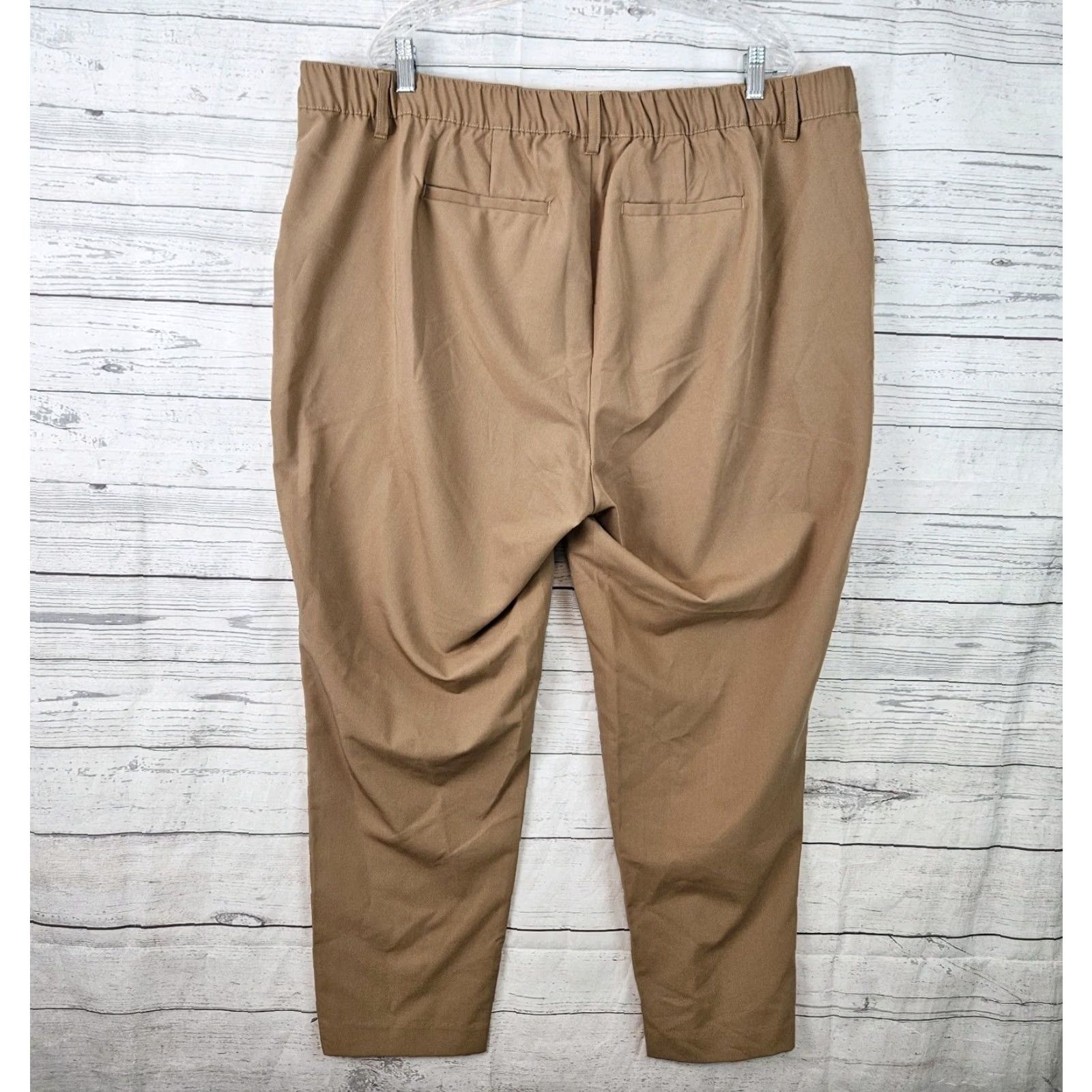 Torrid Torrid Women's Relaxed Taper City Twill Pant Sz 20R Camel Size 42" / US 20 - 3 Thumbnail