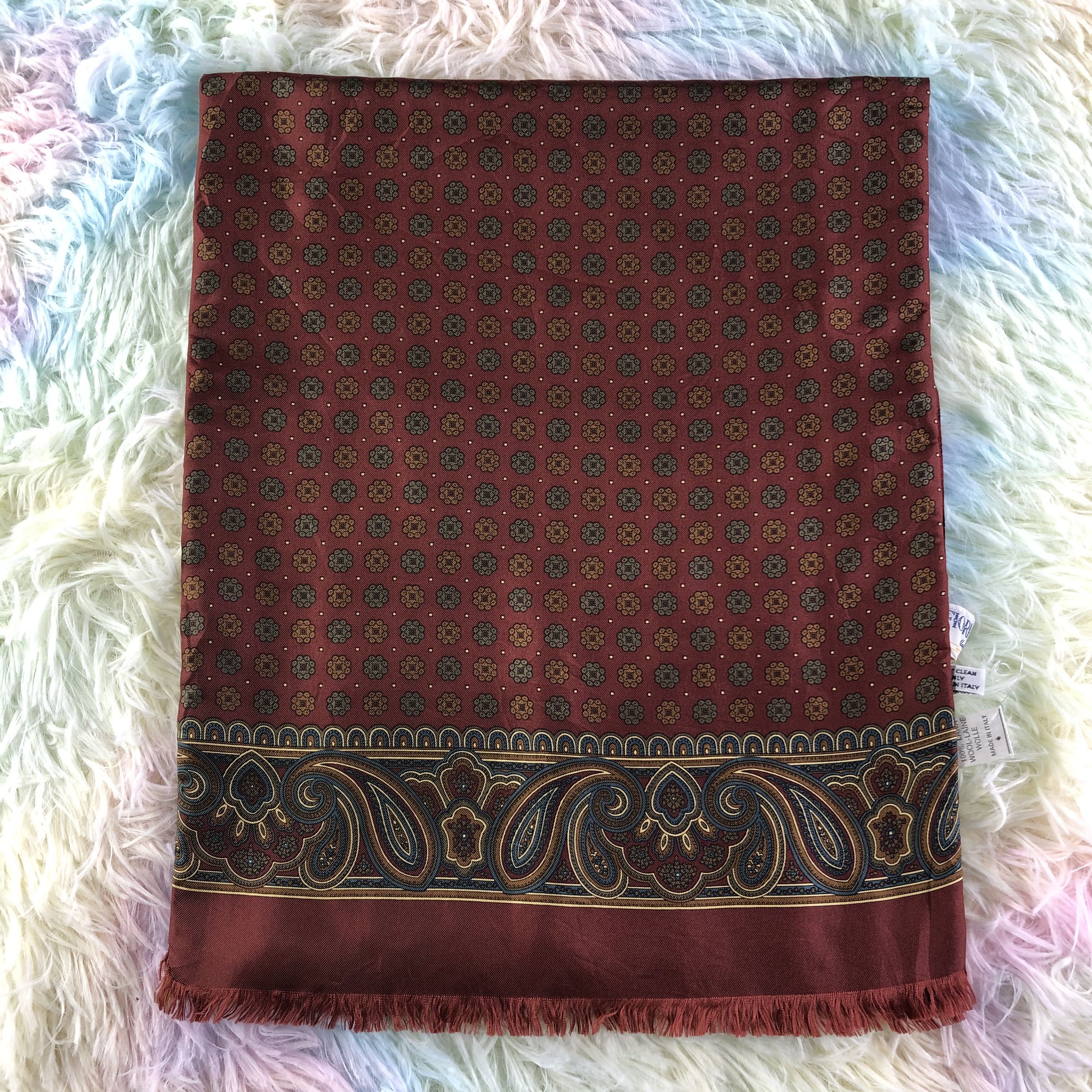 Vintage Vintage Silk Scarf / Muffler / Neckwear - KM469 Size ONE SIZE - 2 Thumbnail