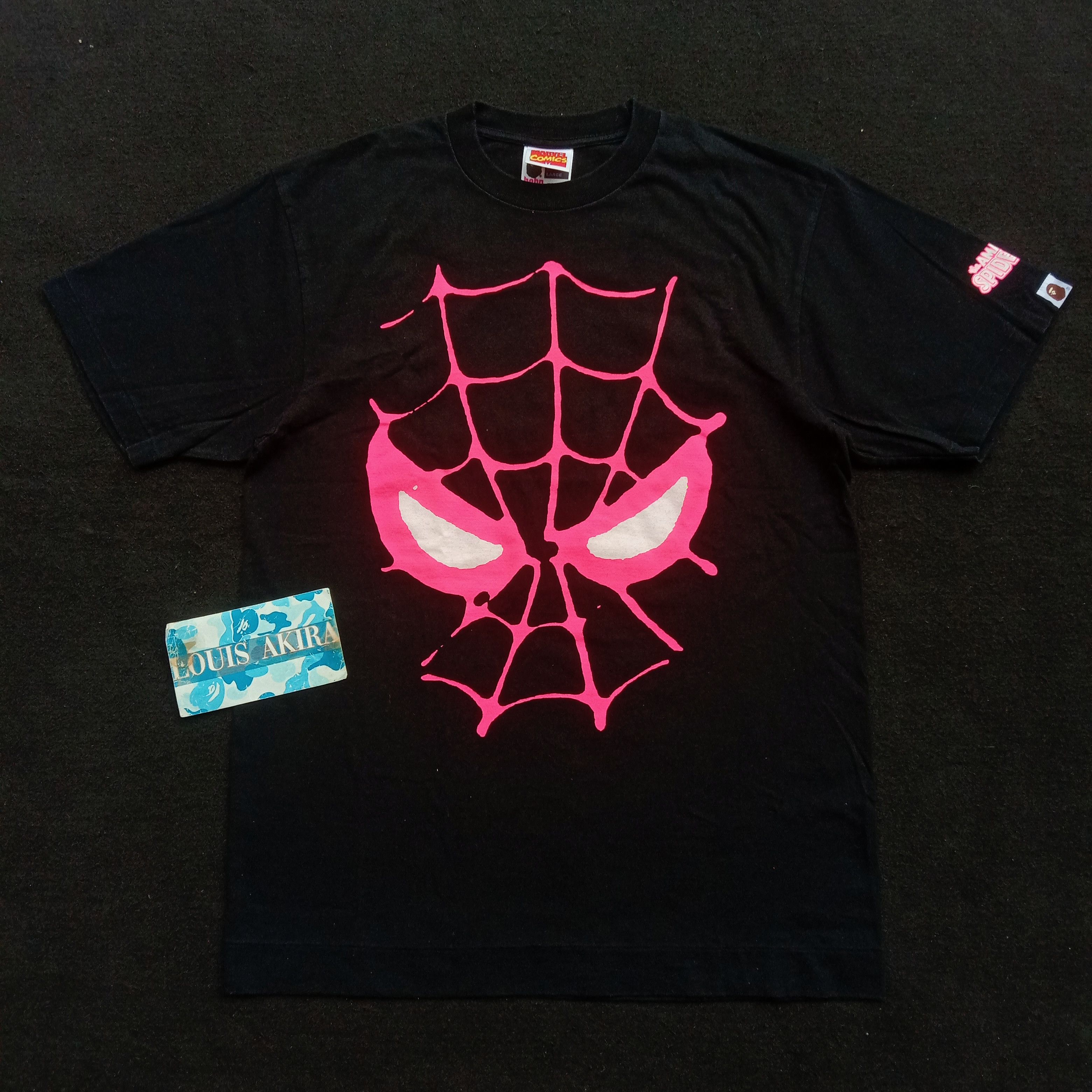 Bape Bape x Marvel Spiderman Tee (2006) Size US M / EU 48-50 / 2 - 1 Thumbnail