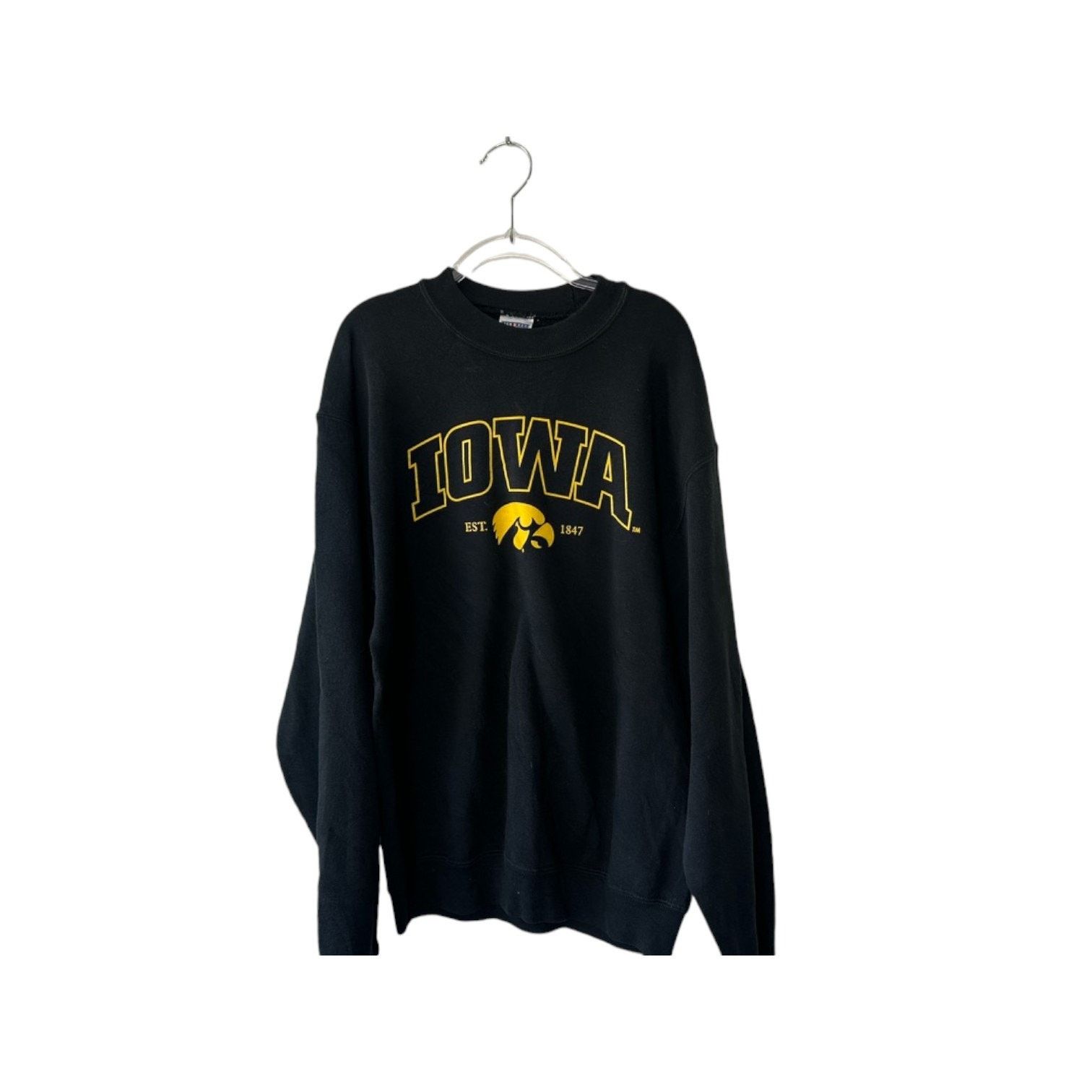 Jerzees Iowa Hawkeyes Athletic Pullover Crewneck Sweatshirt Men's S Size US S / EU 44-46 / 1 - 2 Thumbnail