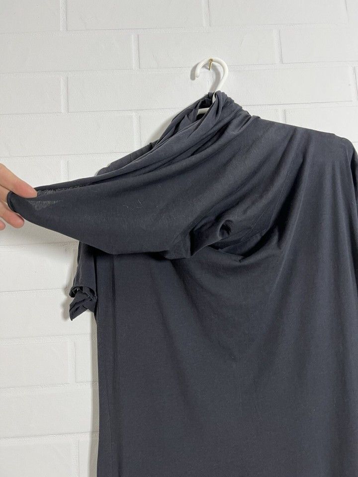 Rundholz Rundholz Women's Long Cotton Dress Short Sleeve Gray Size S Size S / US 4 / IT 40 - 2 Thumbnail