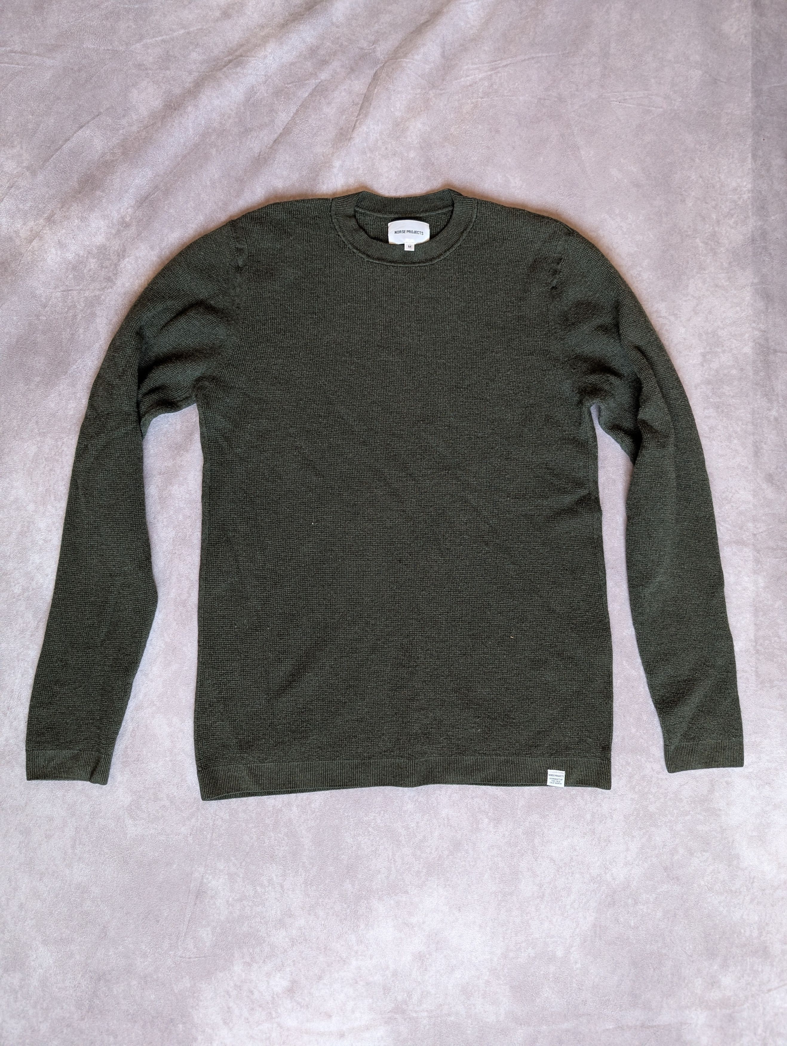 Norse Projects Sigfred Garment Dye Merino Sweater Size US M / EU 48-50 / 2 - 1 Thumbnail