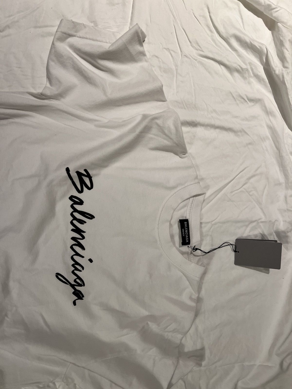 Balenciaga Balenciaga scripted logo t shrit oversized Size US M / EU 48-50 / 2 - 6 Thumbnail