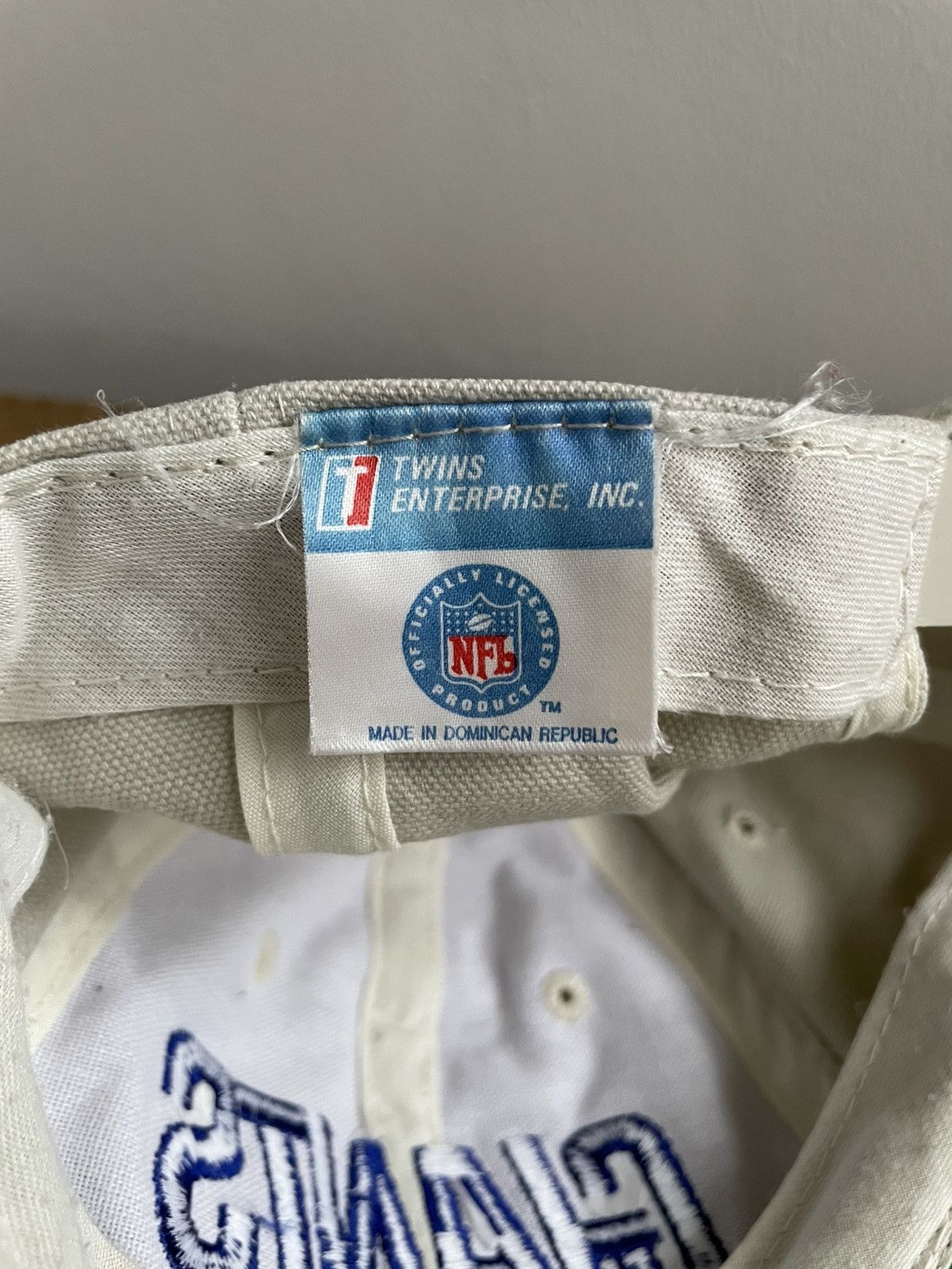 NFL × Vintage Vintage 90s New York Giants NFL Gray Hat Cap One Size Size ONE SIZE - 11 Thumbnail