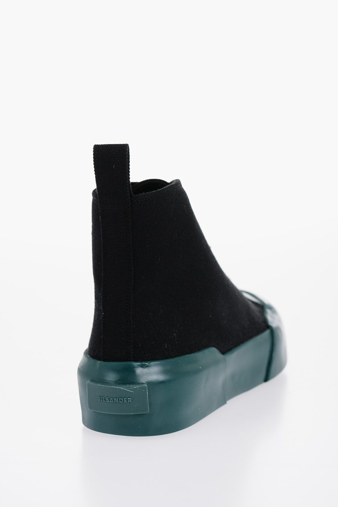 Jil Sander og1mm1225 Jungle Canvas Lace-up Sneakers in Black Size US 6 / IT 36 - 3 Thumbnail