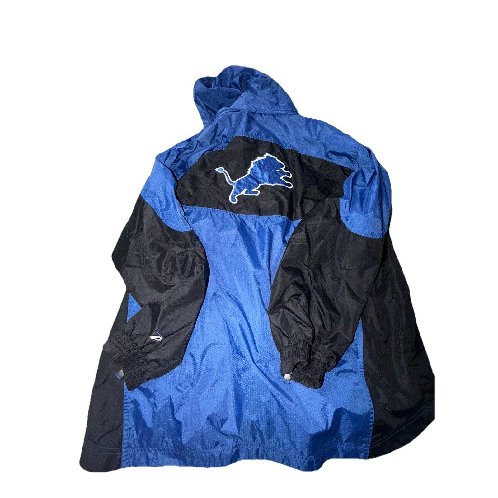 NFL Vintage 90s NFL Detroit Lions Pro Player Zip Puffer Large Size US L / EU 52-54 / 3 - 4 Thumbnail