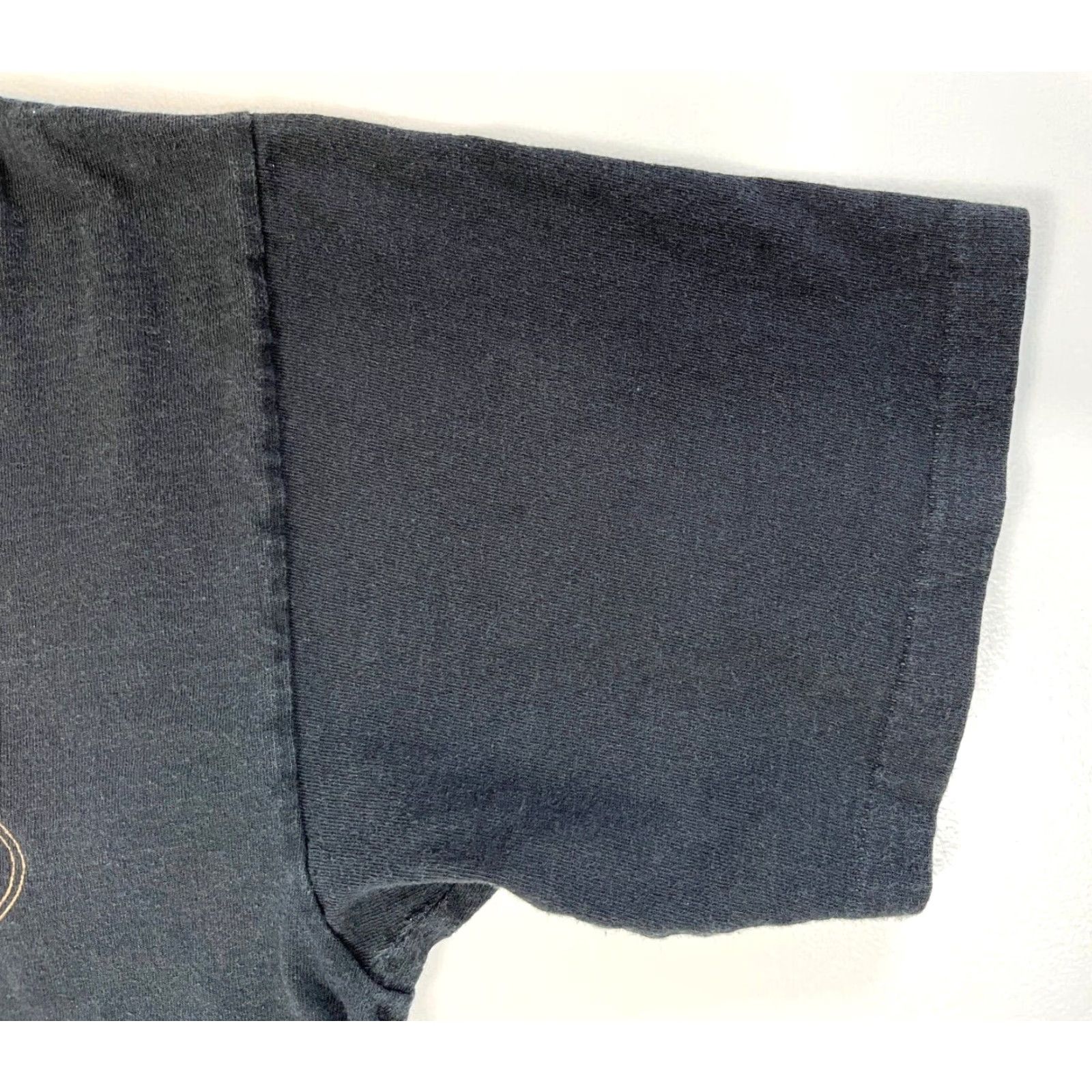 Lee VINTAGE Lee Shirt Mens 90s Black Cotton 1992 Florida Studex Ear Piercing Equipment T-Shirt Made in USA Sz L Size US L / EU 52-54 / 3 - 7 Thumbnail
