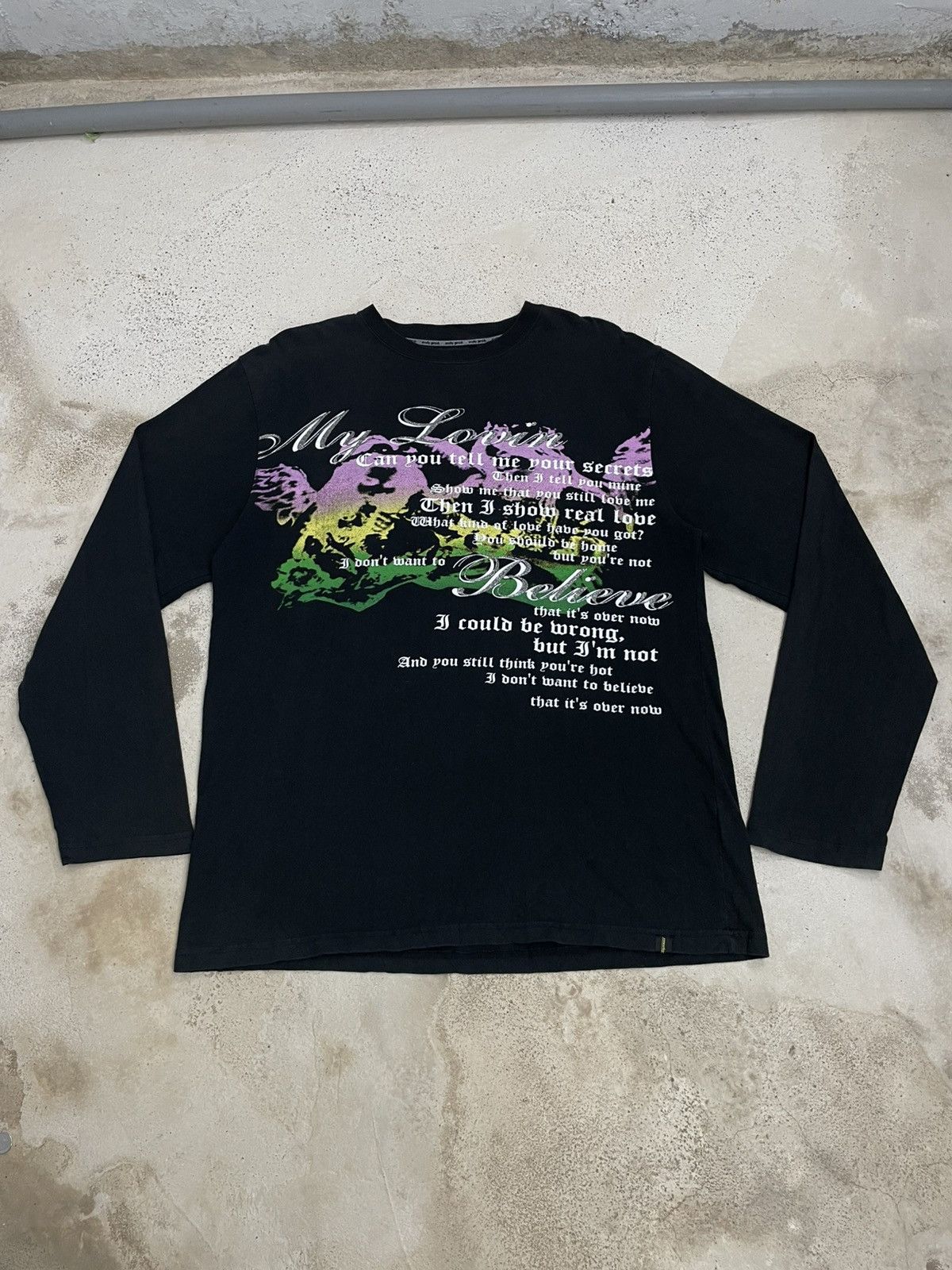 14th Addiction Smoky Garnish Y2K My Lovin Secret Wording Poem Size US XXL / EU 58 / 5 - 3 Thumbnail