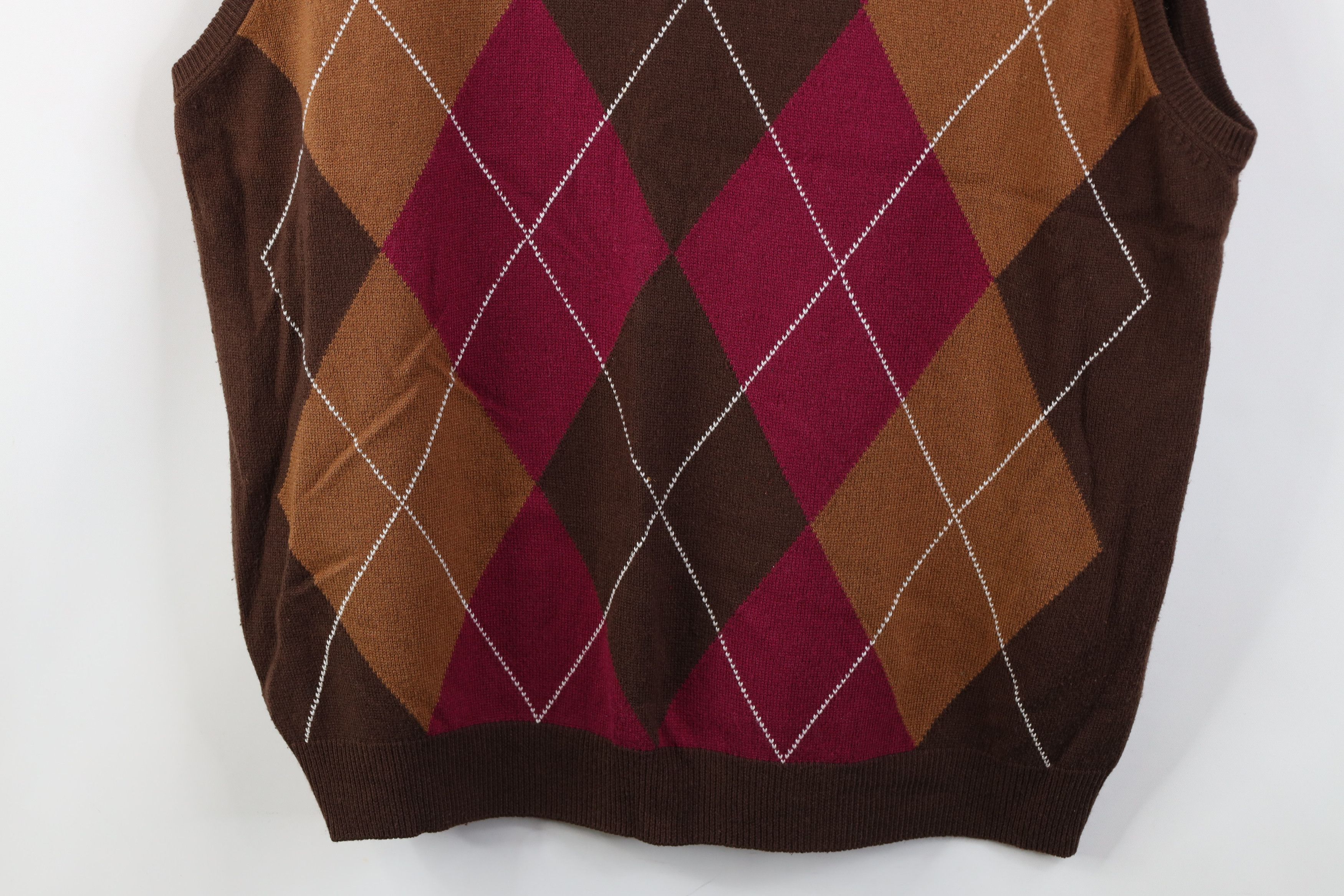 Vintage Vintage Y2K Streetwear Silk Cashmere Knit Sweater Vest Size US L / EU 52-54 / 3 - 3 Thumbnail
