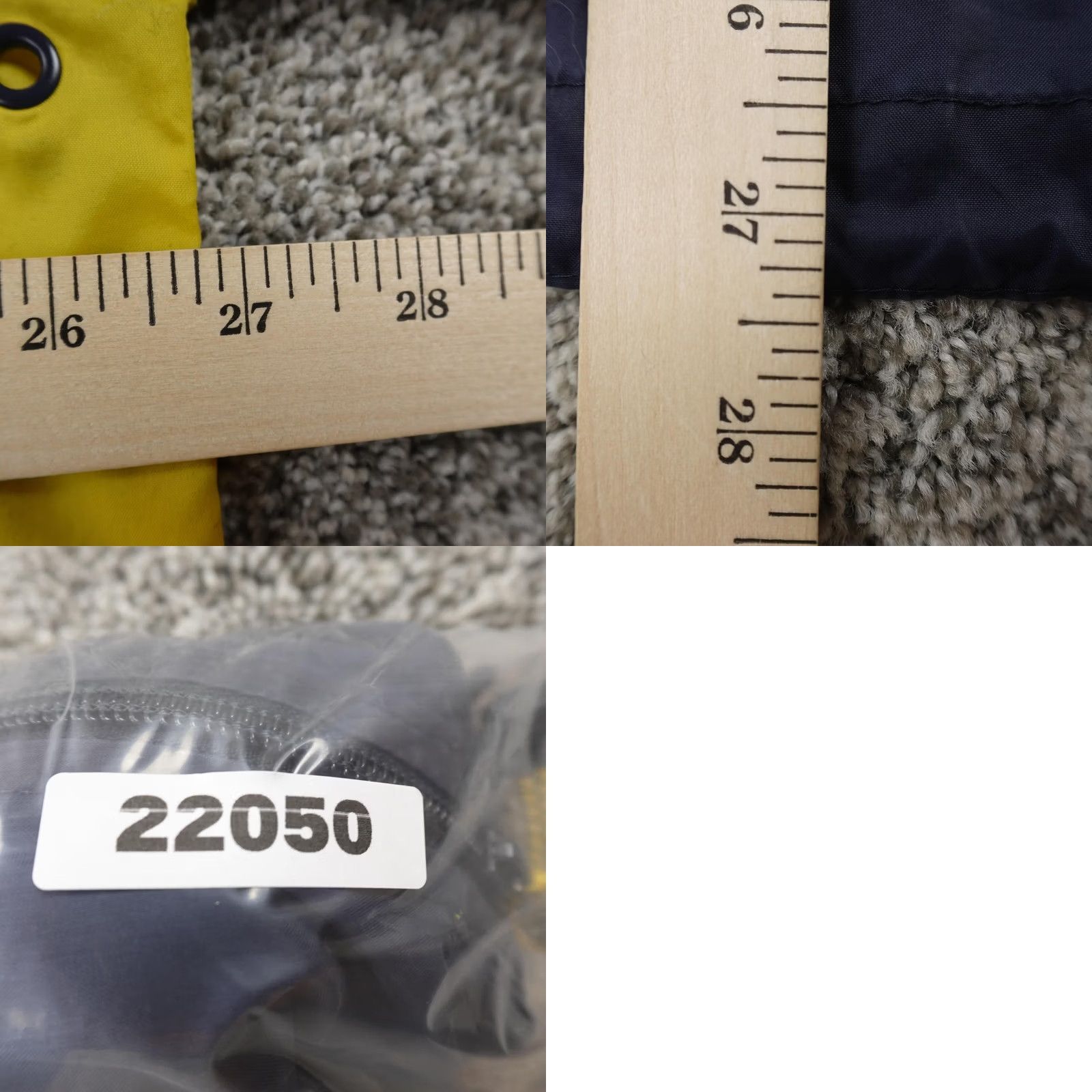 Gap VINTAGE Gap Jacket Mens XL Blue Yellow Anorak 1/2 Zip Windbreaker Pullover Coat Pockets Hooded Lined Nylon Zipper Stand-Up Collar Casual Outdoor Size US XL / EU 56 / 4 - 8 Thumbnail