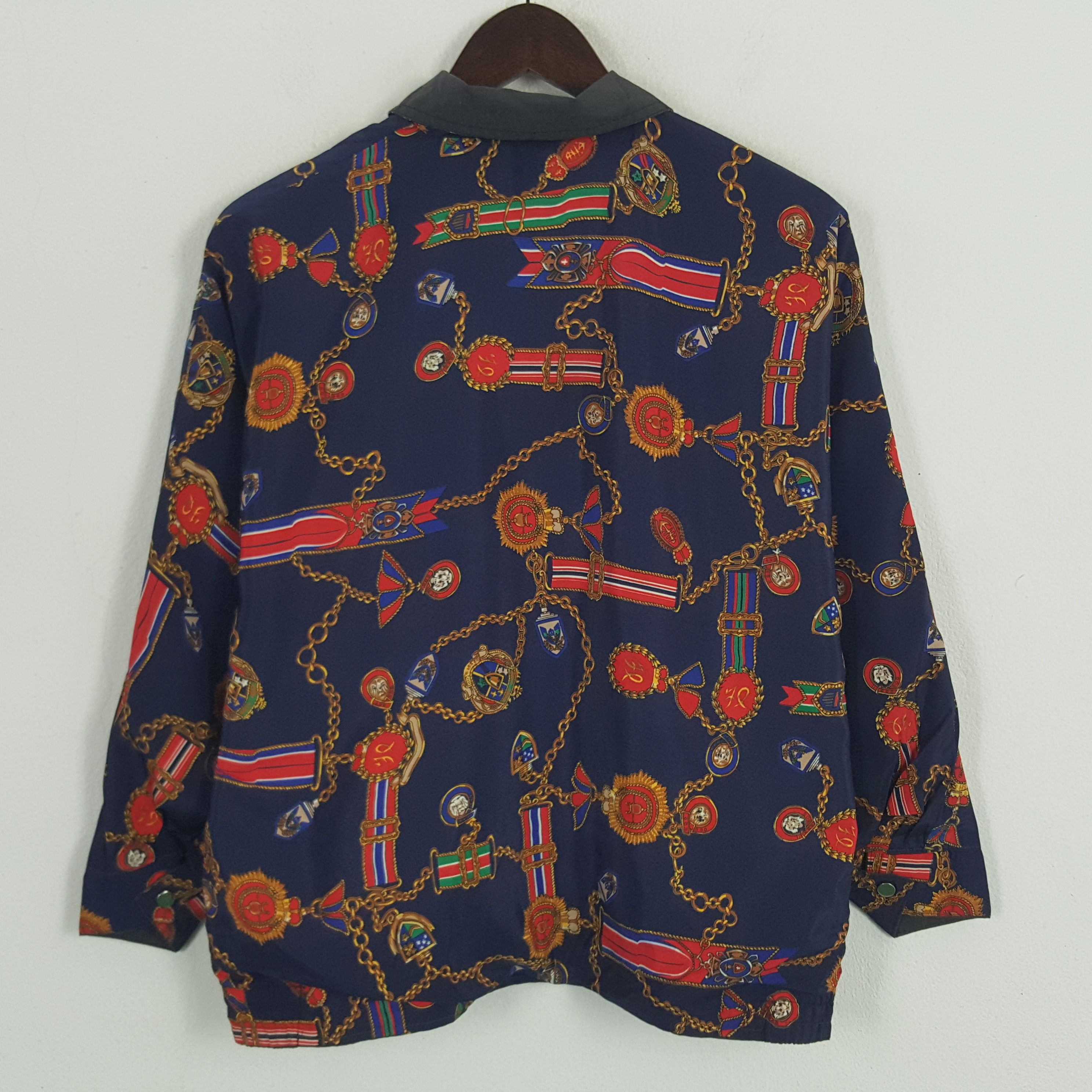 Designer × Vintage Vintage Designer Reversible Bomber Jacket Size L / US 10 / IT 46 - 3 Thumbnail
