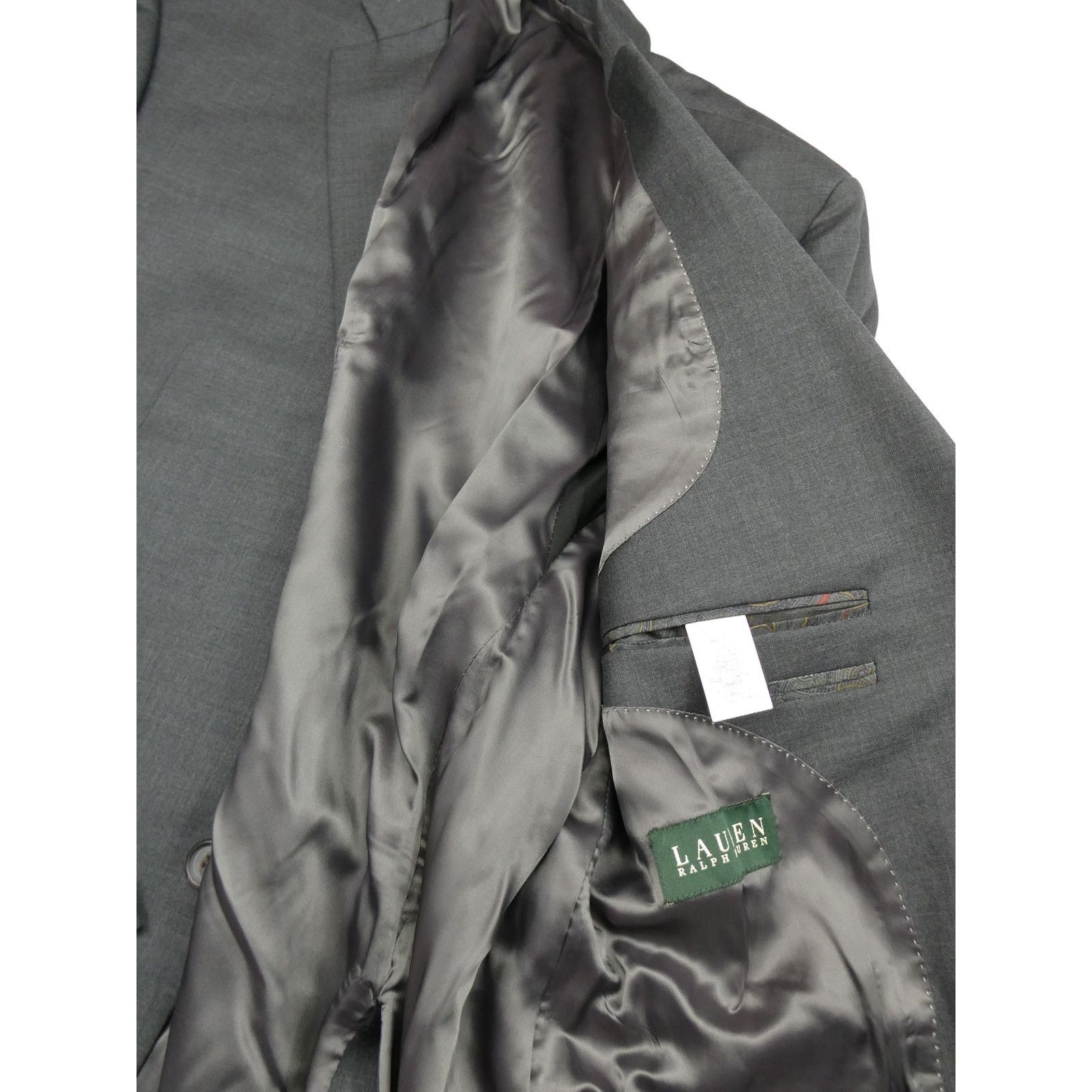 Lauren Ralph Lauren Lauren Ralph Lauren blazer sport coat, 44R, gray, 100% wool Size 44R - 3 Thumbnail