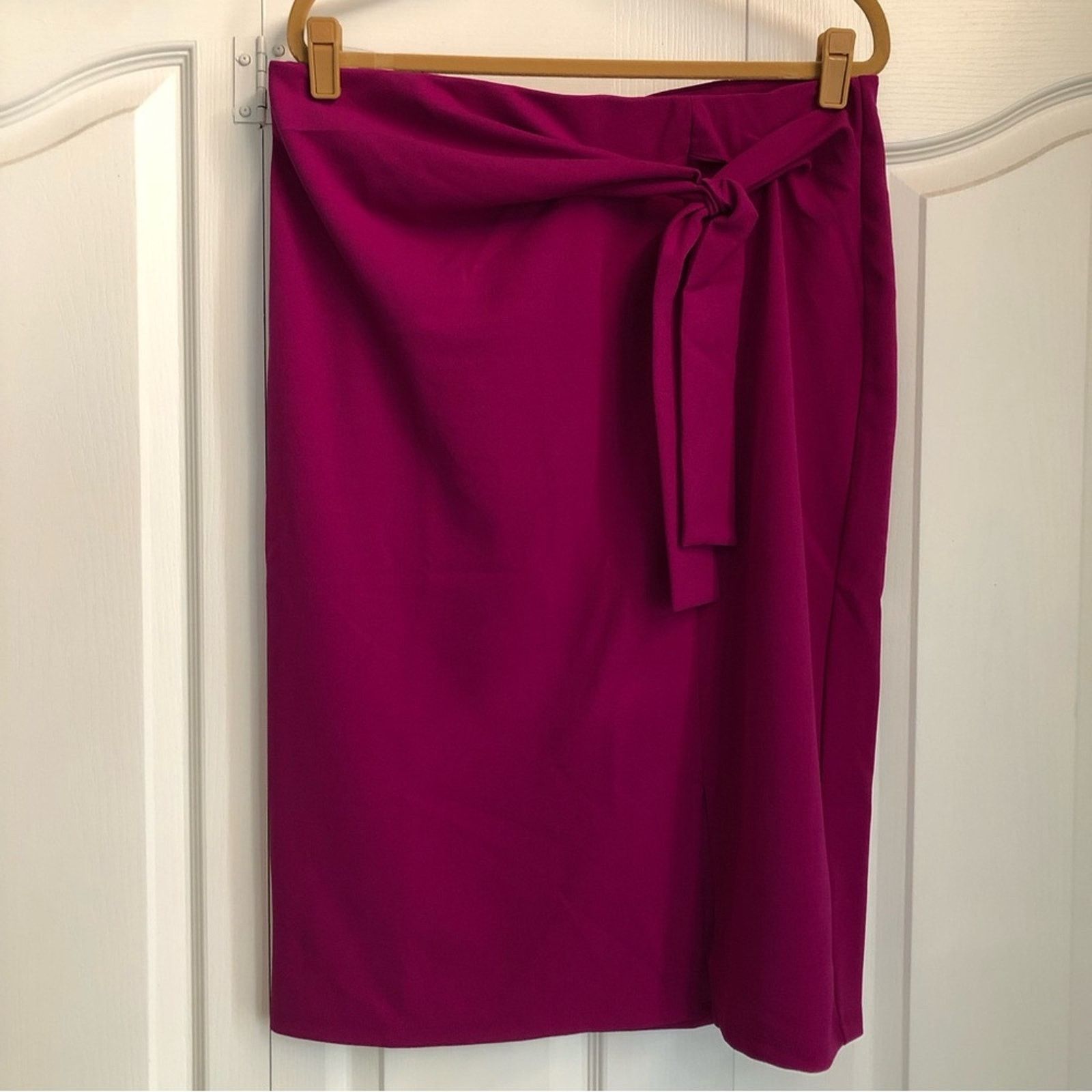 Other Eloquii elegant berry faux sash skirt 14 Size 36" / US 14 / IT 50 - 1 Thumbnail