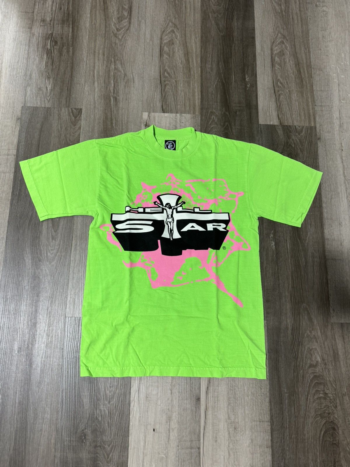 HELLSTAR Hellstar Jesus Emblem Tee Size US S / EU 44-46 / 1 - 1 Thumbnail