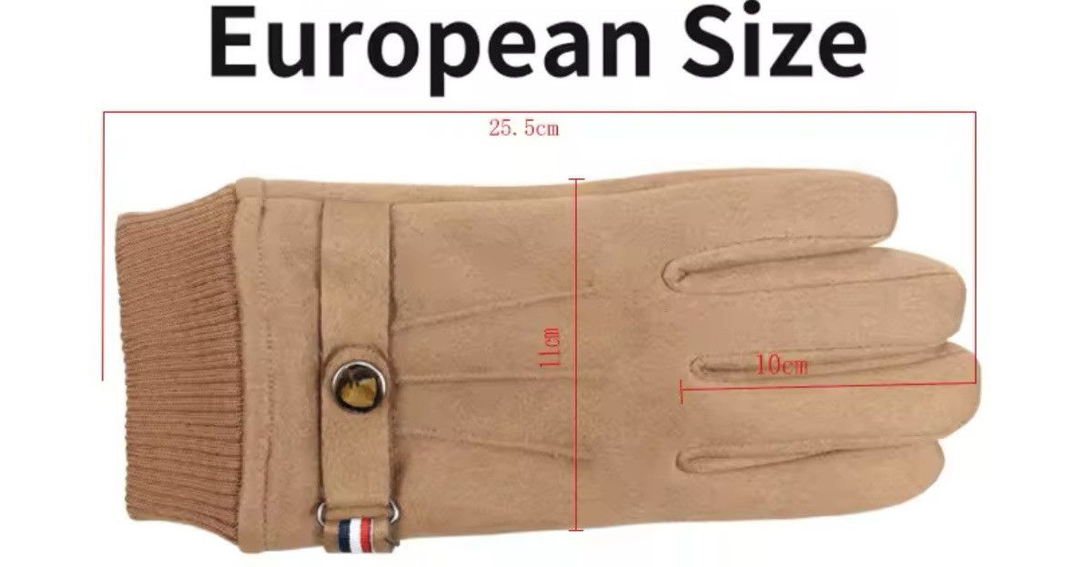 Designer Genuine gloves for men Size ONE SIZE - 3 Thumbnail
