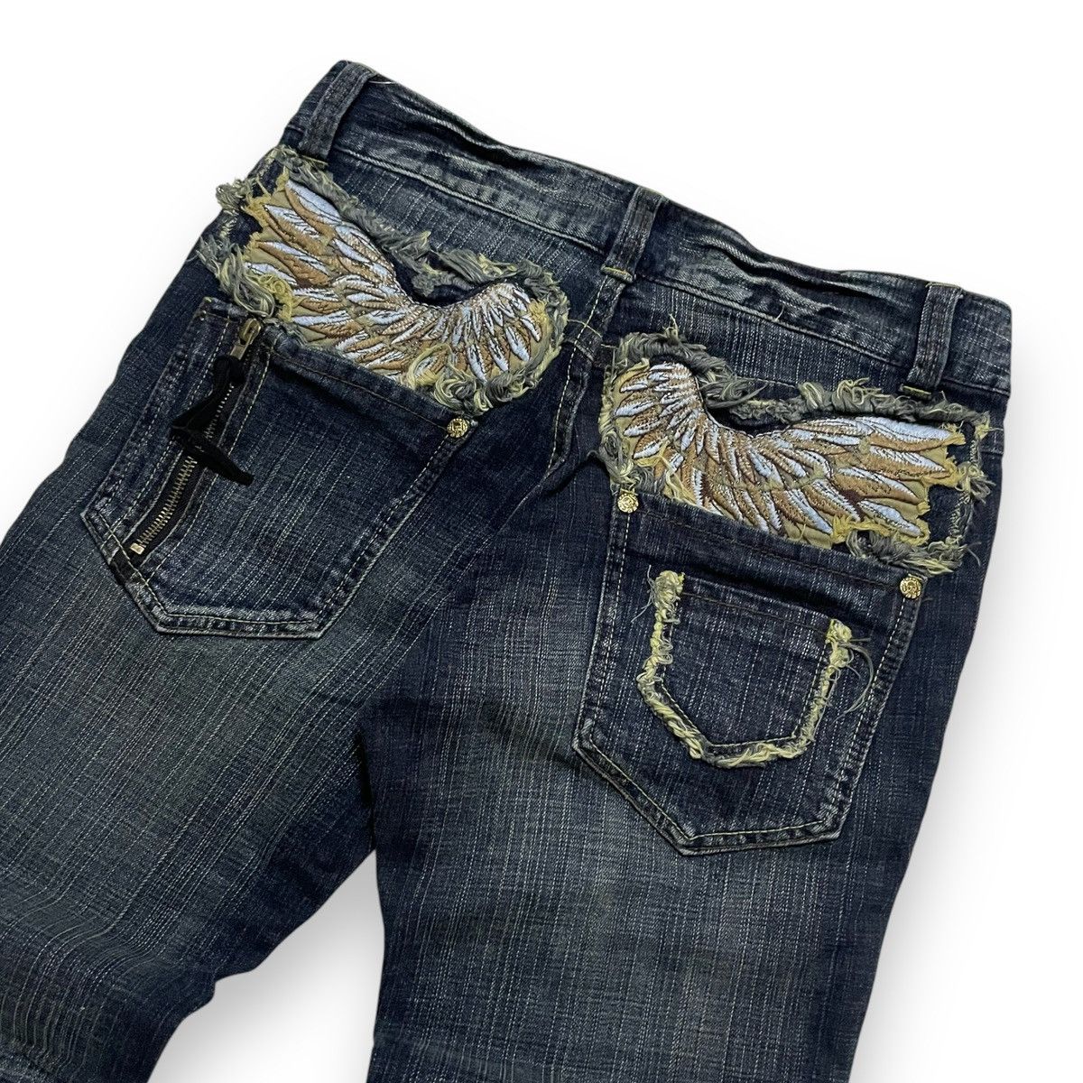 If Six Was Nine Rare Collection Loose Flared Y2K Acne Asid Wash Denim Size US 30 / EU 46 - 10 Thumbnail