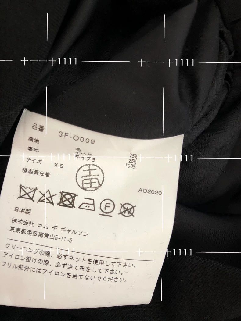 Comme des Garcons Comme Des Garcons Pleated wool dress coat Size XS / US 0-2 / IT 36-38 - 6 Thumbnail